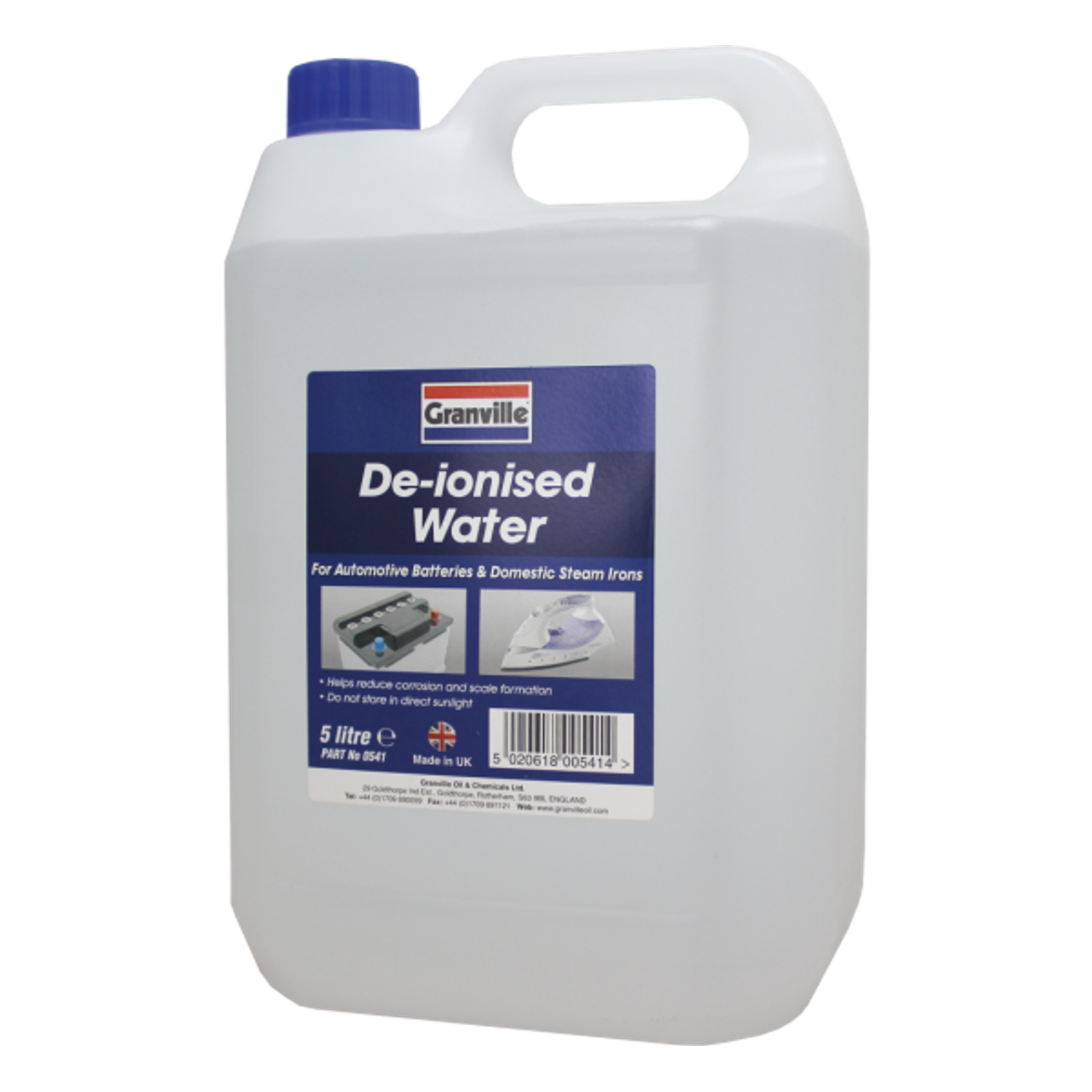Conex Consumables De-ionised Water 5L - G61940