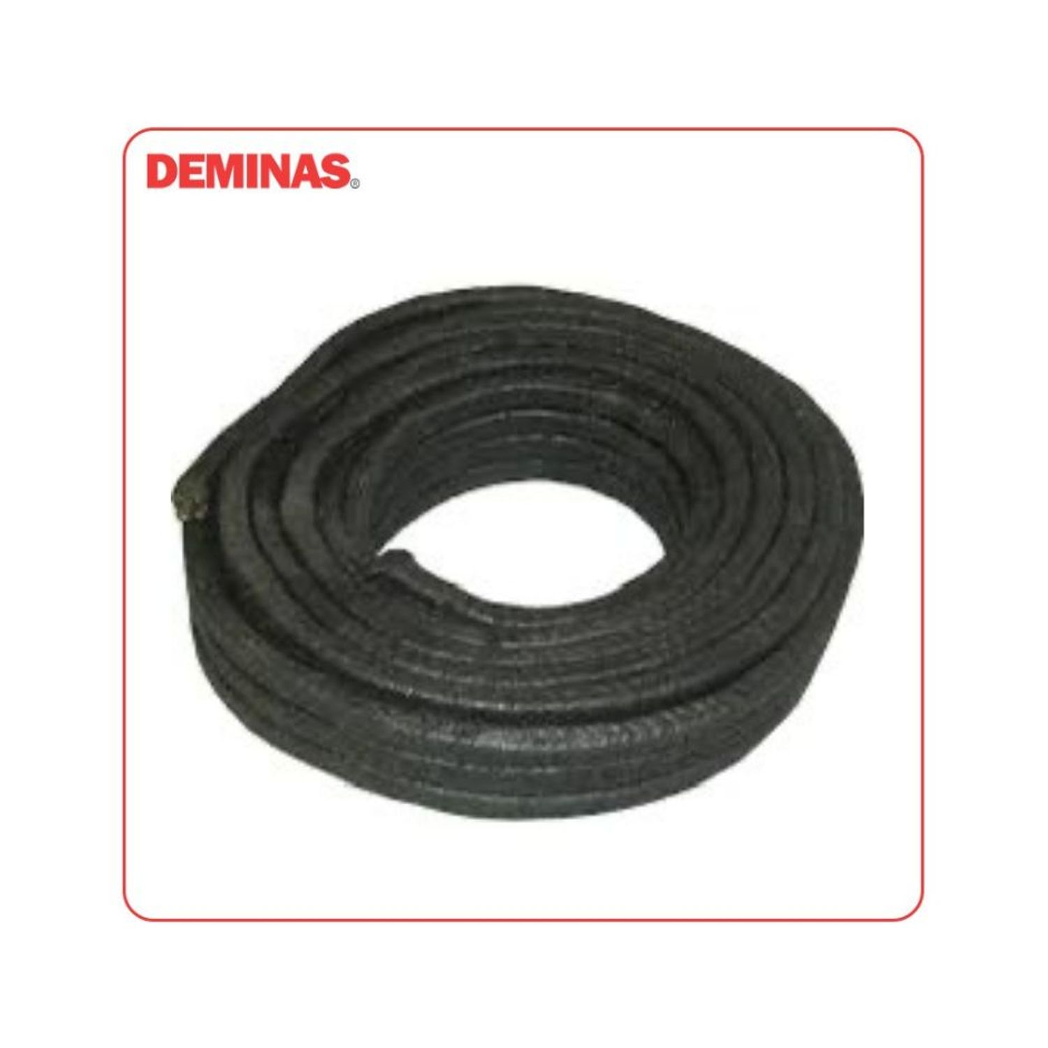 DEMINAS Deminas Cotton Graphite Gland Packing 16mm- 8 Meter