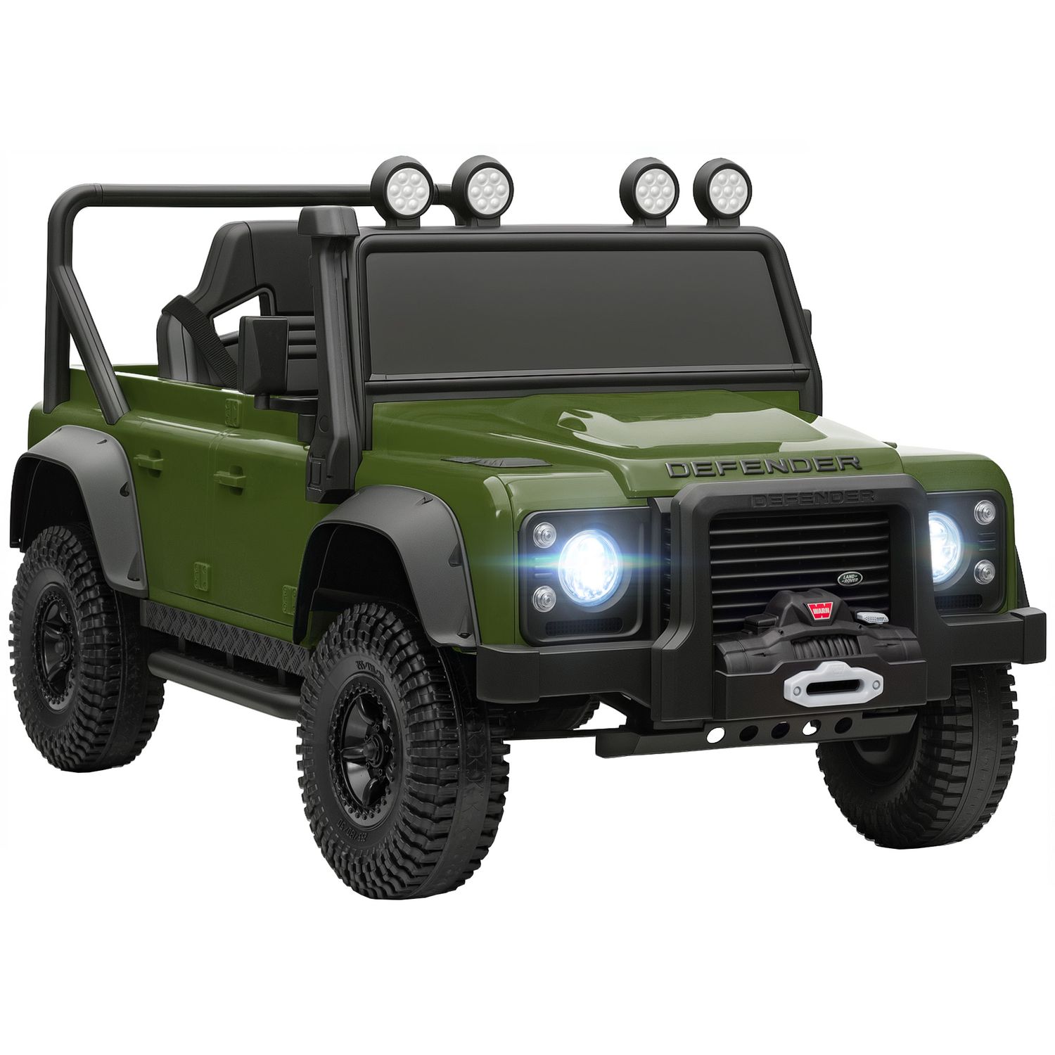 AIYAPLAY Kids Ride on Car, 12V Battery-Powered Electric Car w/Remote Green