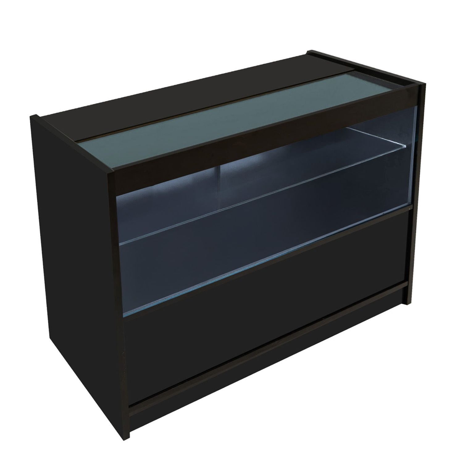 MonsterShop LED Retail Shop Counter C1200 - Black