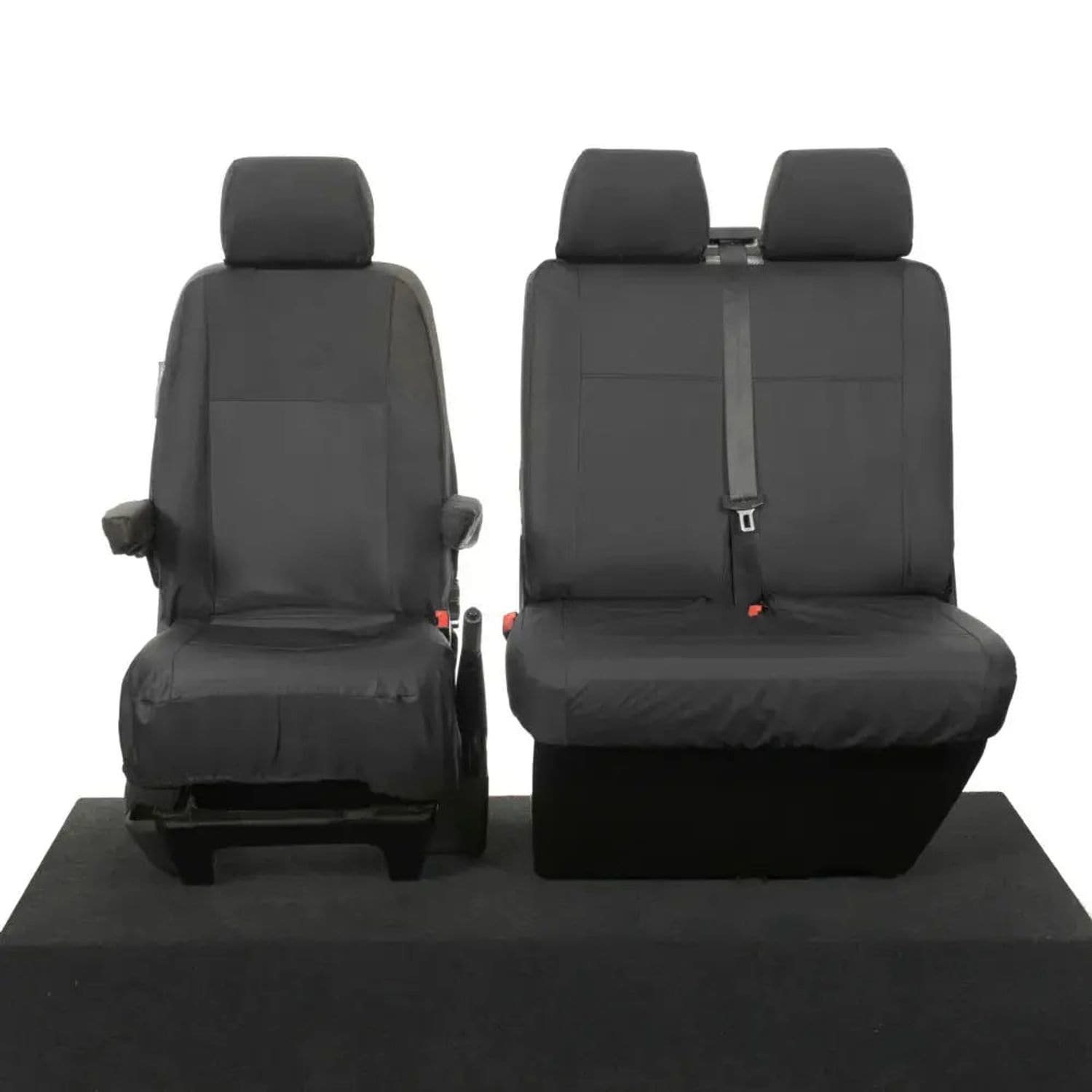 UK Custom Covers VW T6/T6.1 Transporter (2015 Onwards) Tailored PU Front Seat Co
