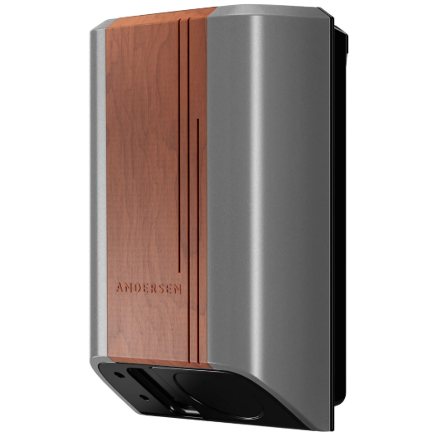 Andersen Quartz 7kW Socketed French Walnut Windsor Grey