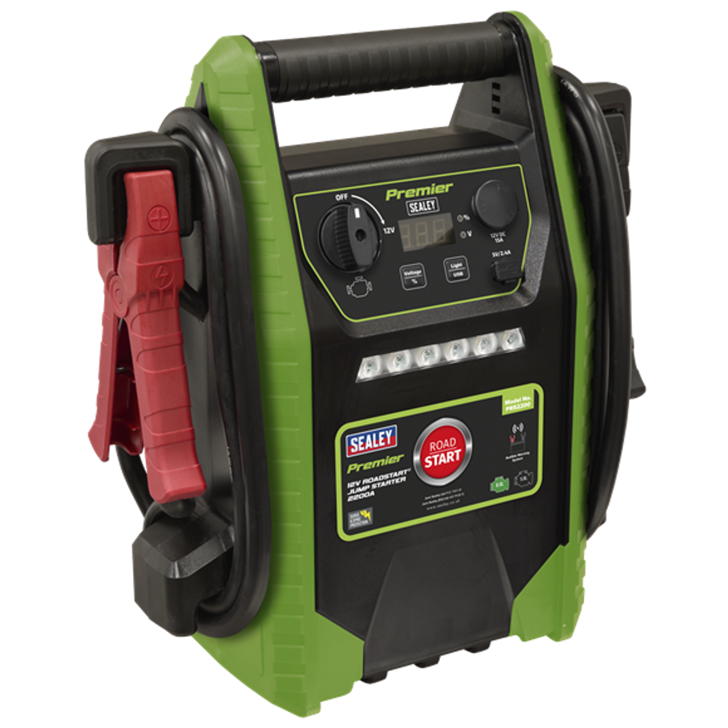 Sealey Premier 12V RoadStart Jump Starter 2200 Peak Amps