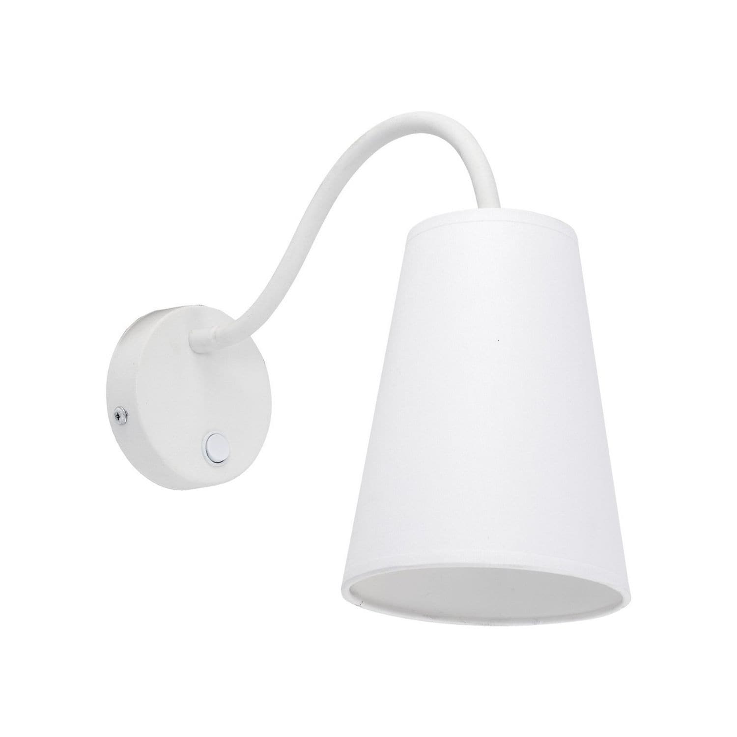 TK Lighting Wire Dome Wall Lamp -White 1xE27 2445