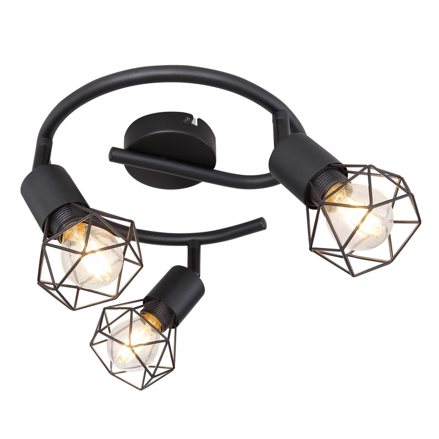 Globo Lighting Xara I Ceiling Spot Light Clusters -Black 3x E14 - GS-54802S-3