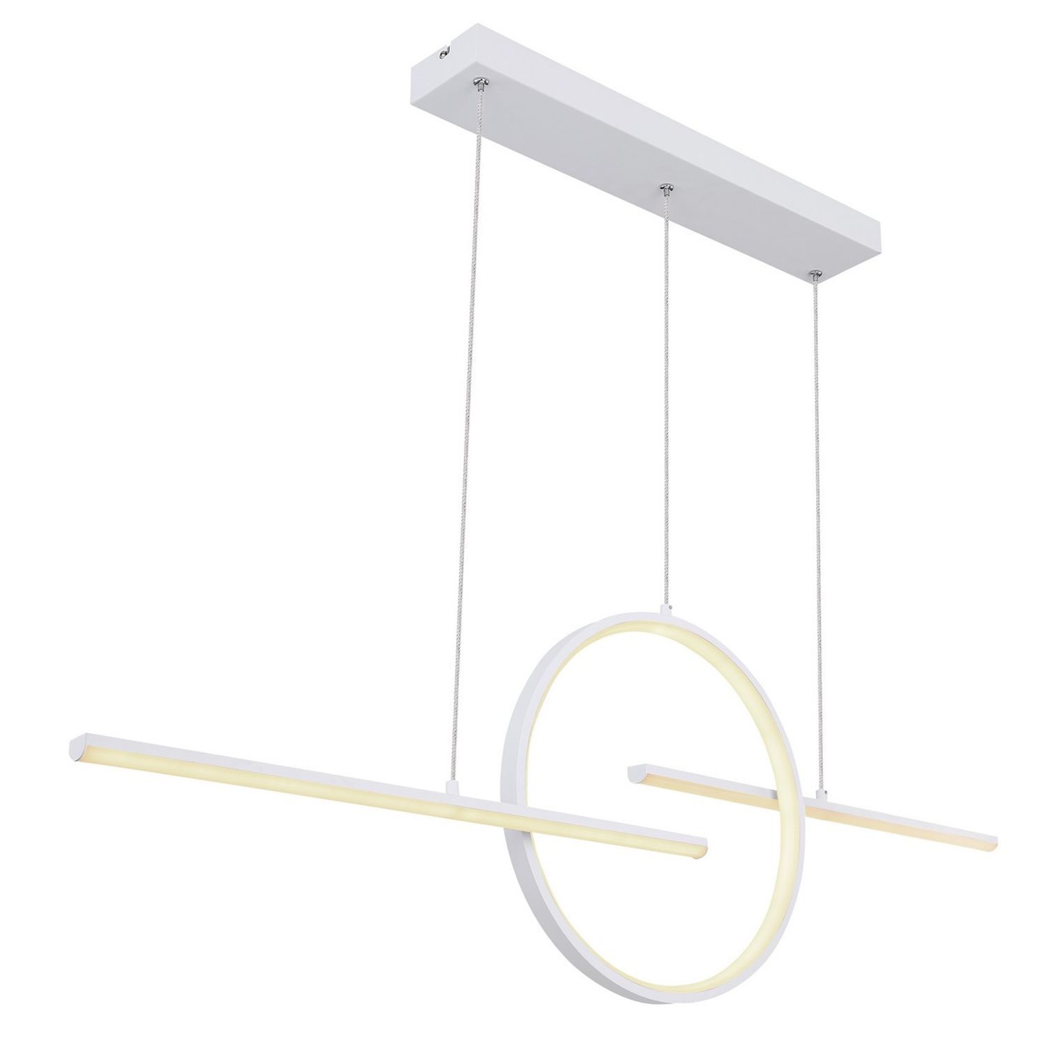 Globo Lighting Barral Pendant Ceiling -Light -White 3x LED Dimmable 3000-6000K R