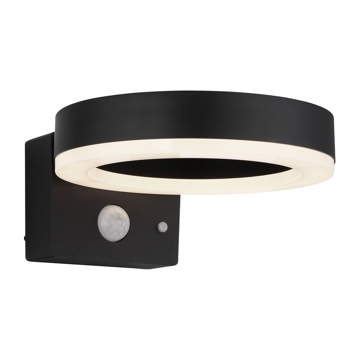 Globo Lighting Solarleuchte Outdoor Modern Wall Lamp Matt -Black IP44 LED 4000K