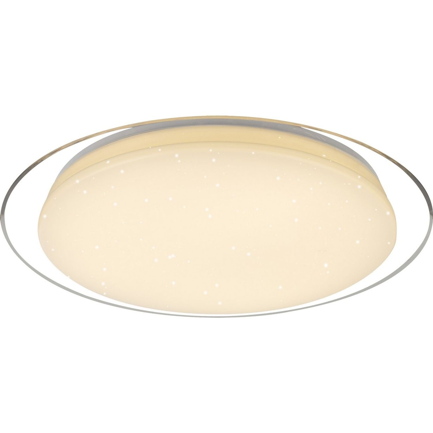 Globo Lighting Optima Decorative Flush Ceiling -Light -White LED Dimmable 2700-6