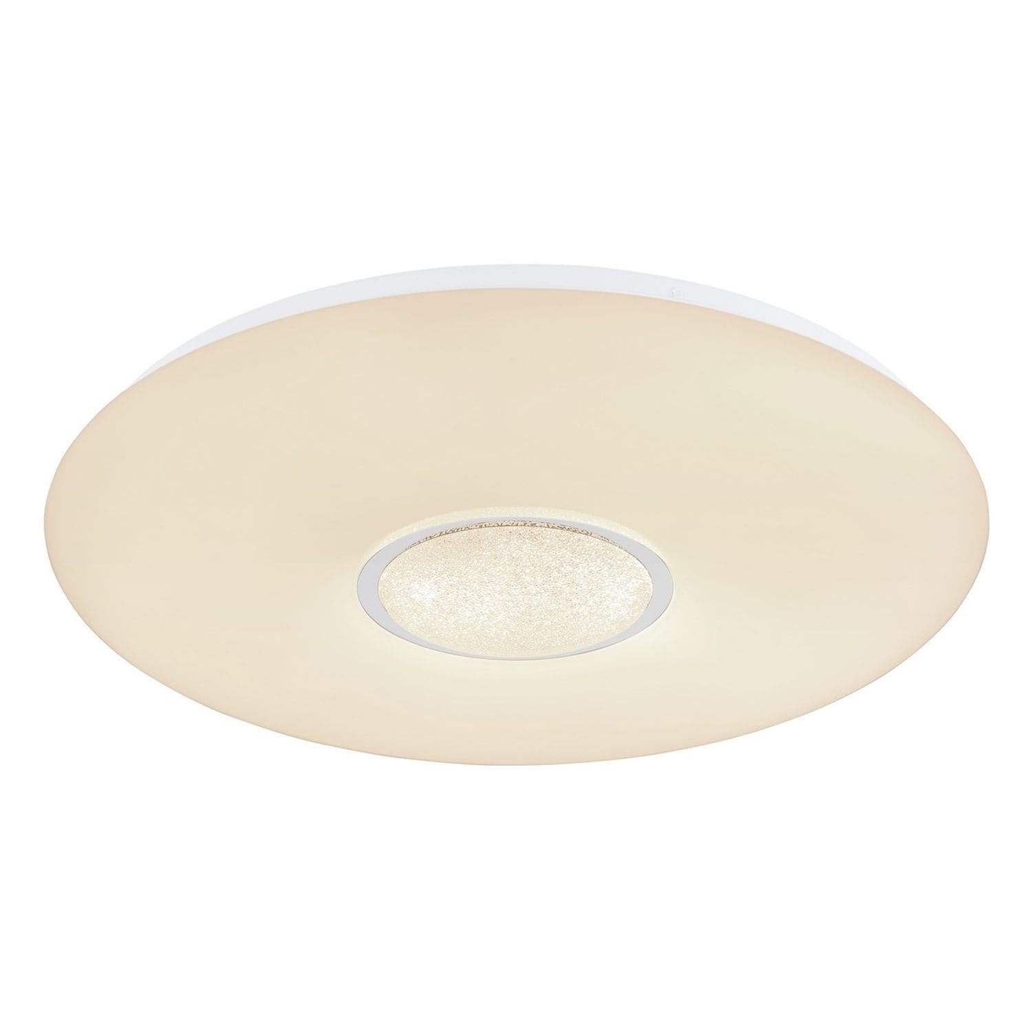 Globo Lighting Sully Decorative Flush Ceiling -Light -White 1x RGB LED Dimmable