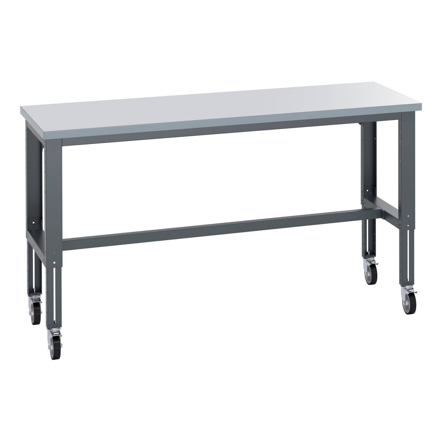 Bott Cubio Mobile Framework Bench (Laminate) WxDxH 2000x750x840-1140mm RAL 7016