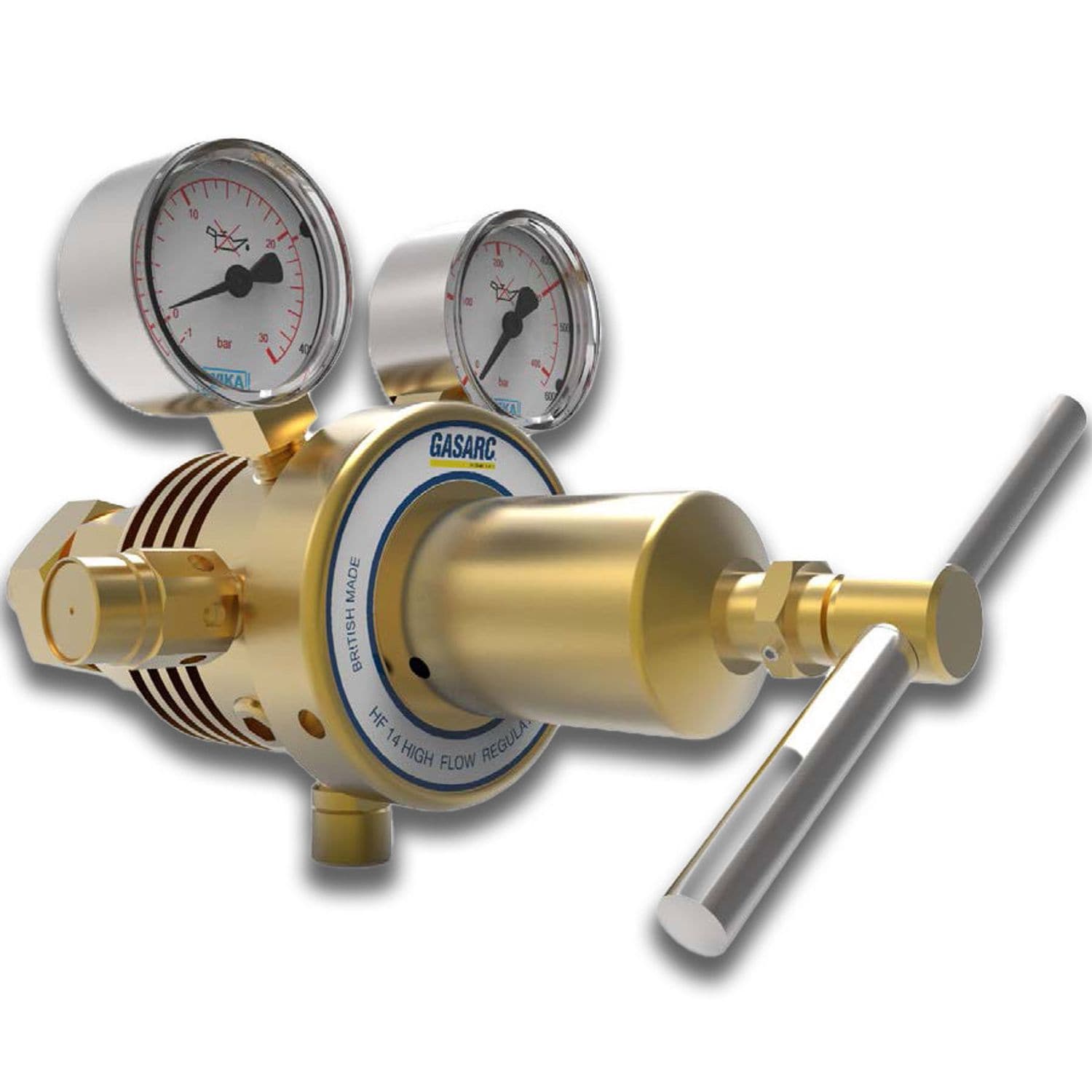Esab Gasarc Tech Master HF-35 -Single Stage Oxygen & Inert Nevoc Regulator - Ine