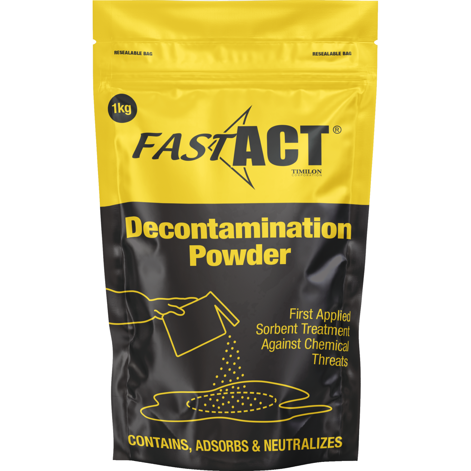 FASTACT Fasact Decon Powder Pouch 1Kg - FB015-0001-00FA