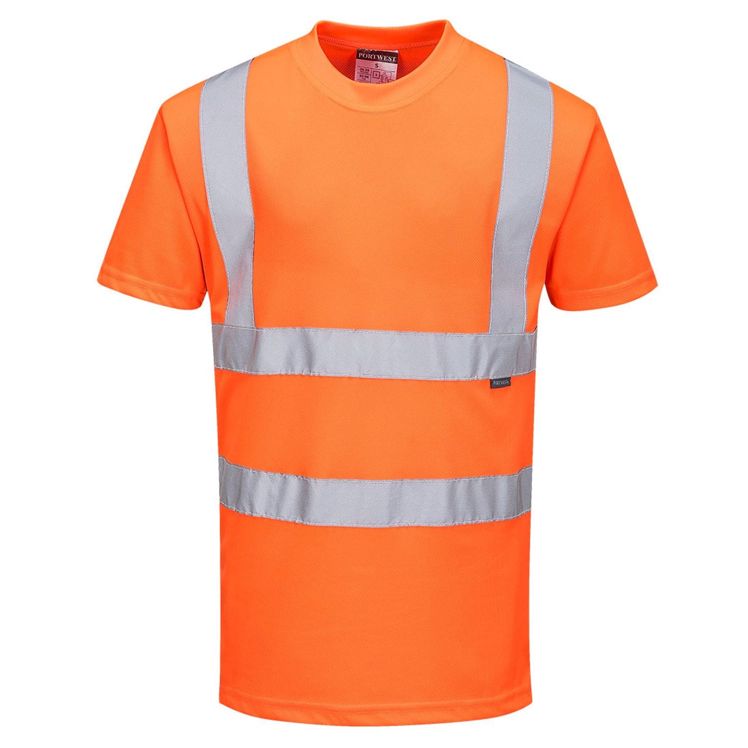 Portwest HI-Vis Short Sleeves Orange T-Shirts - Size 7XL/Regular