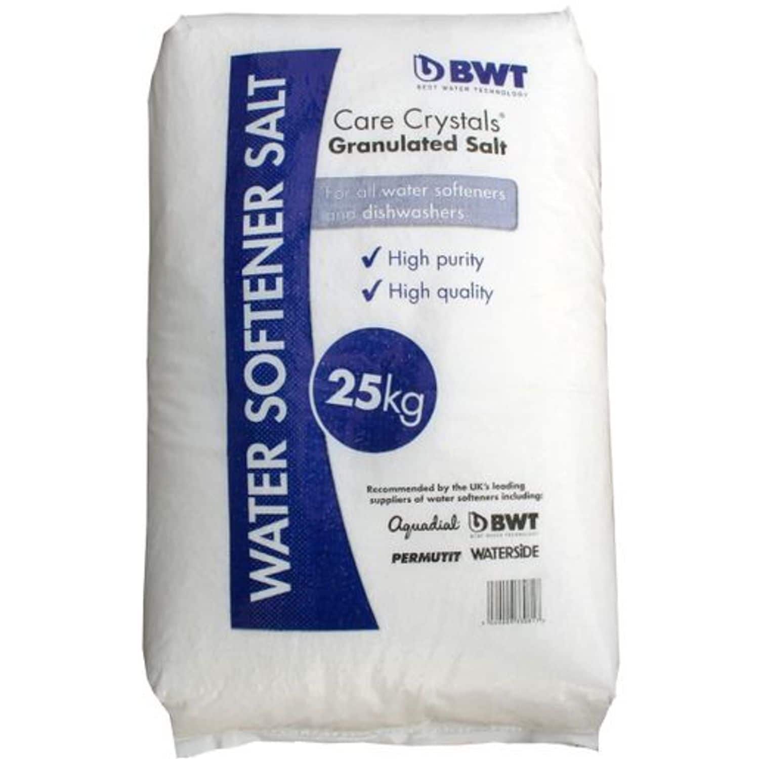 BWT Water Softener Granular Salt - White 25 kg - MERCH25GRAN