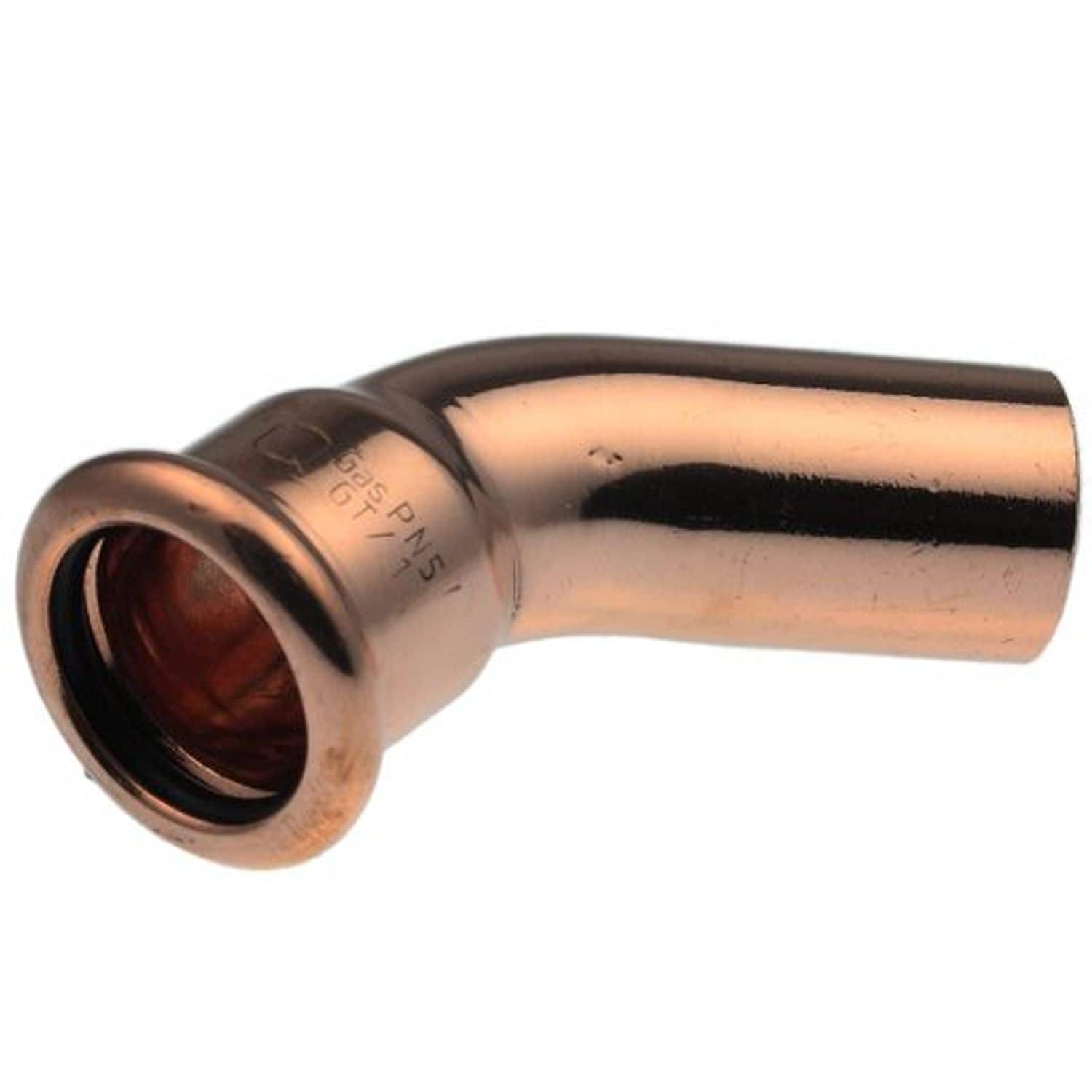 Vsh Xpress Pegler Copper Press Fit Obtuse Street Elbow 28mm S21S - 38406