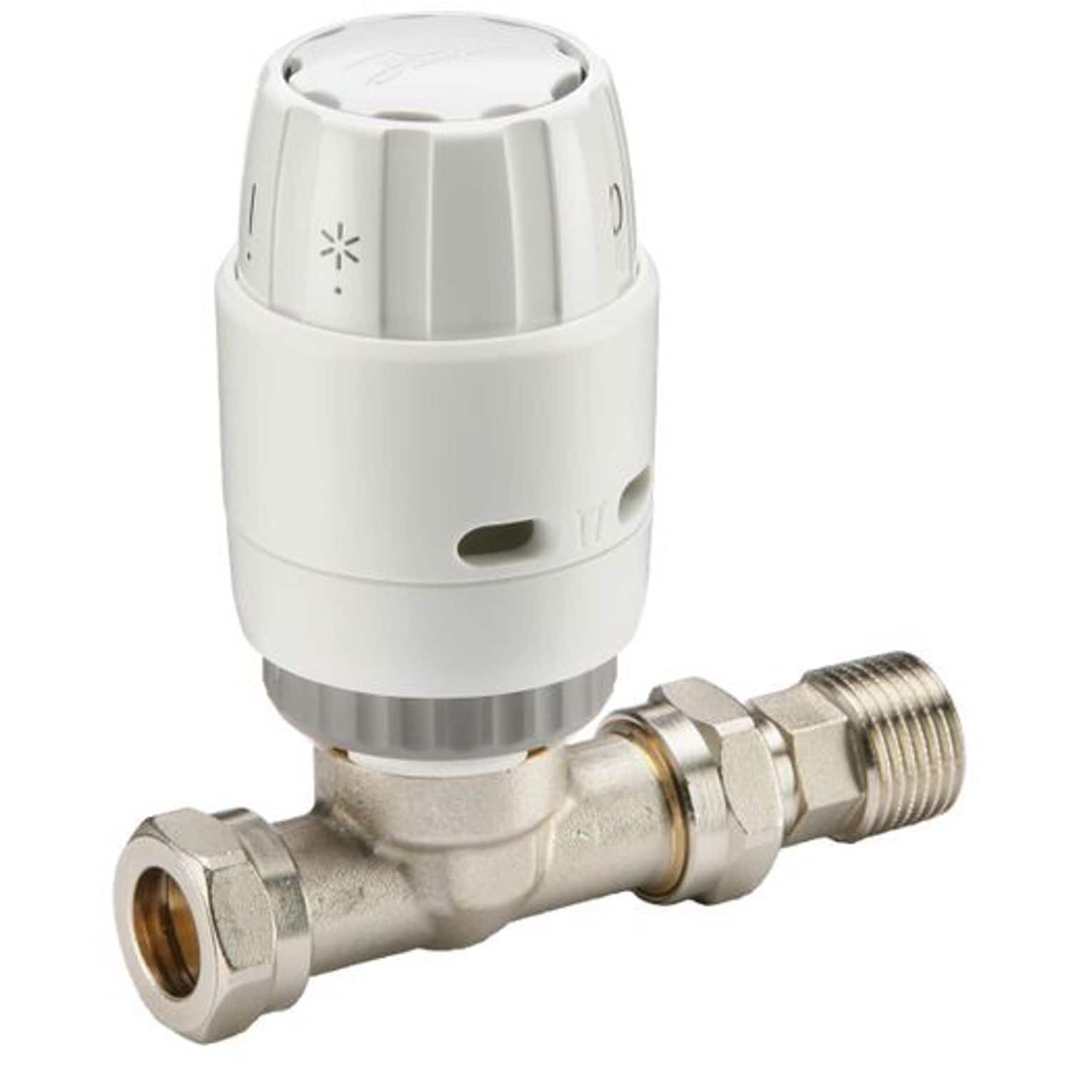 Danfoss Waltech RAS-C2 Straight Thermostatic Radiator Valve 15mm 013G605100 - 01