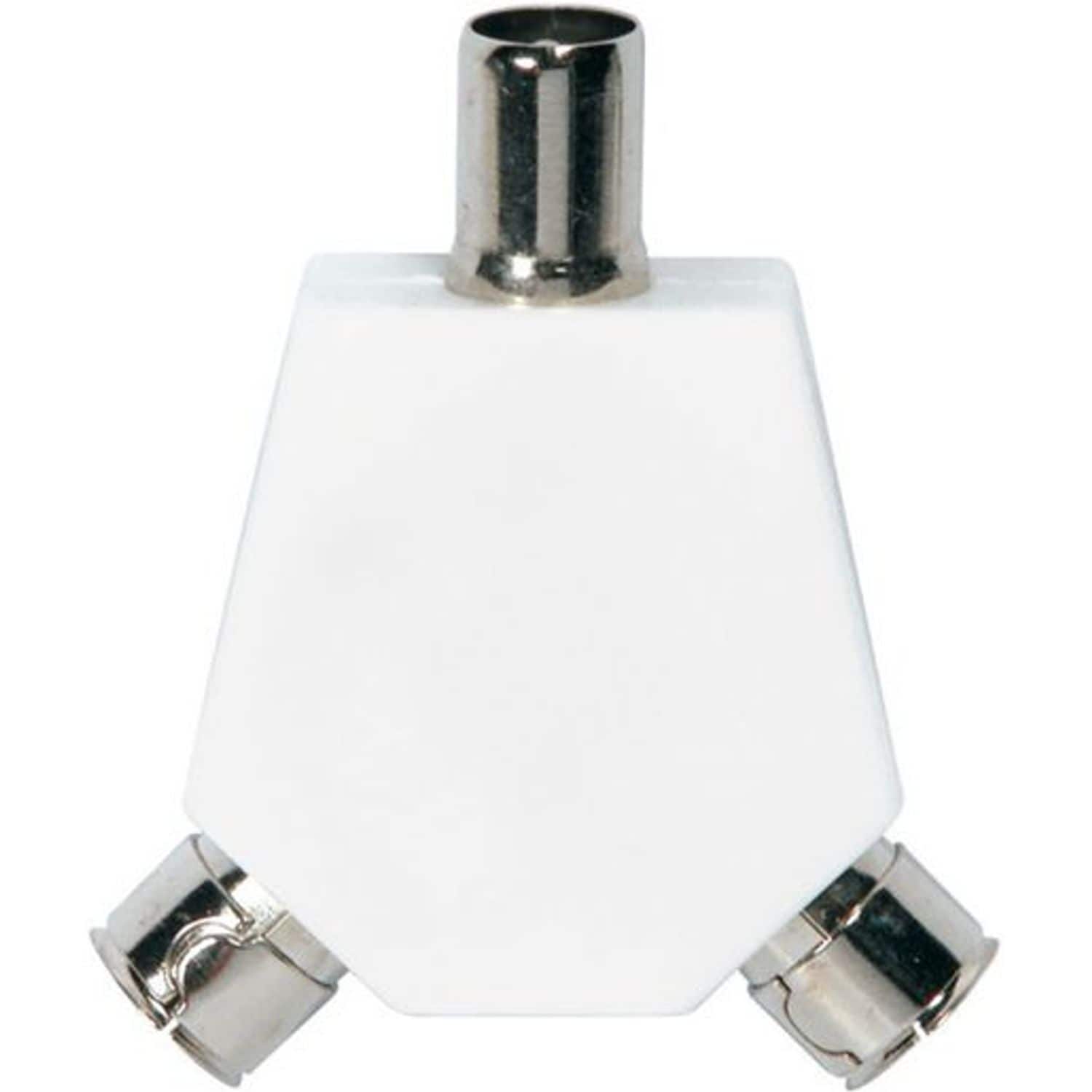 Philex Coaxial Y Splitter Plug 2 X Socket 19003R - 19003R/EC