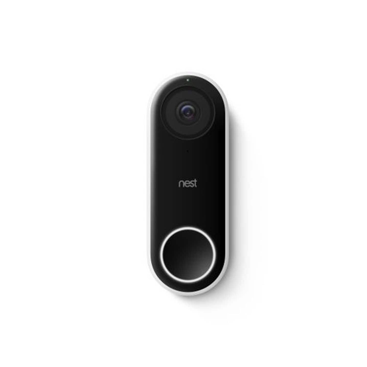 Google Nest Hello Video Doorbell (Wired) Smart Wifi Doorbell Camera - NC5100GB