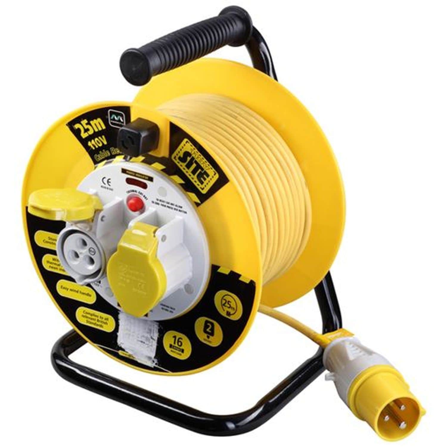 Masterplug 110V 16A 25M 2G Extension Lead - LVCT2516/2