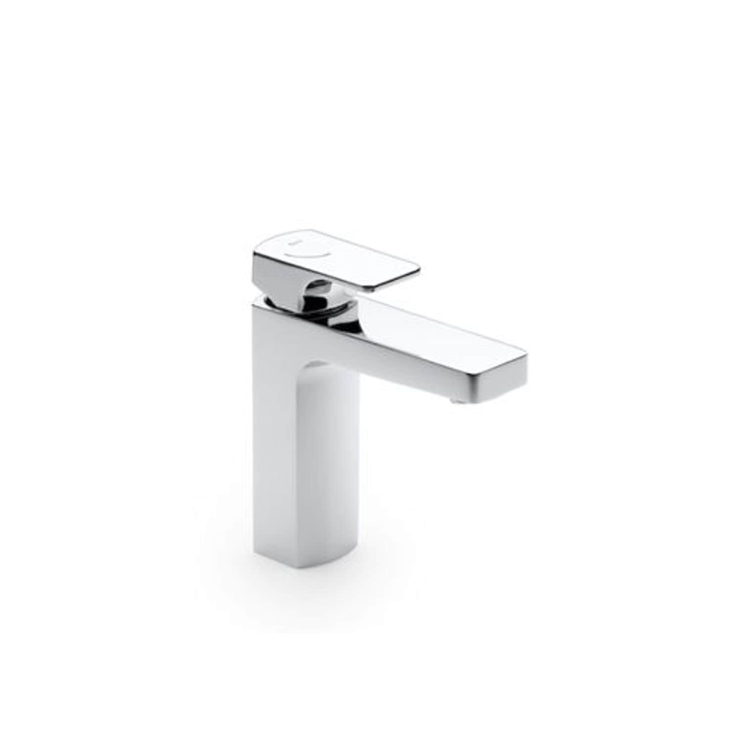 Roca L90 Monoblock Smooth Basin Mixer Tap Chrome - A5A3F01C00