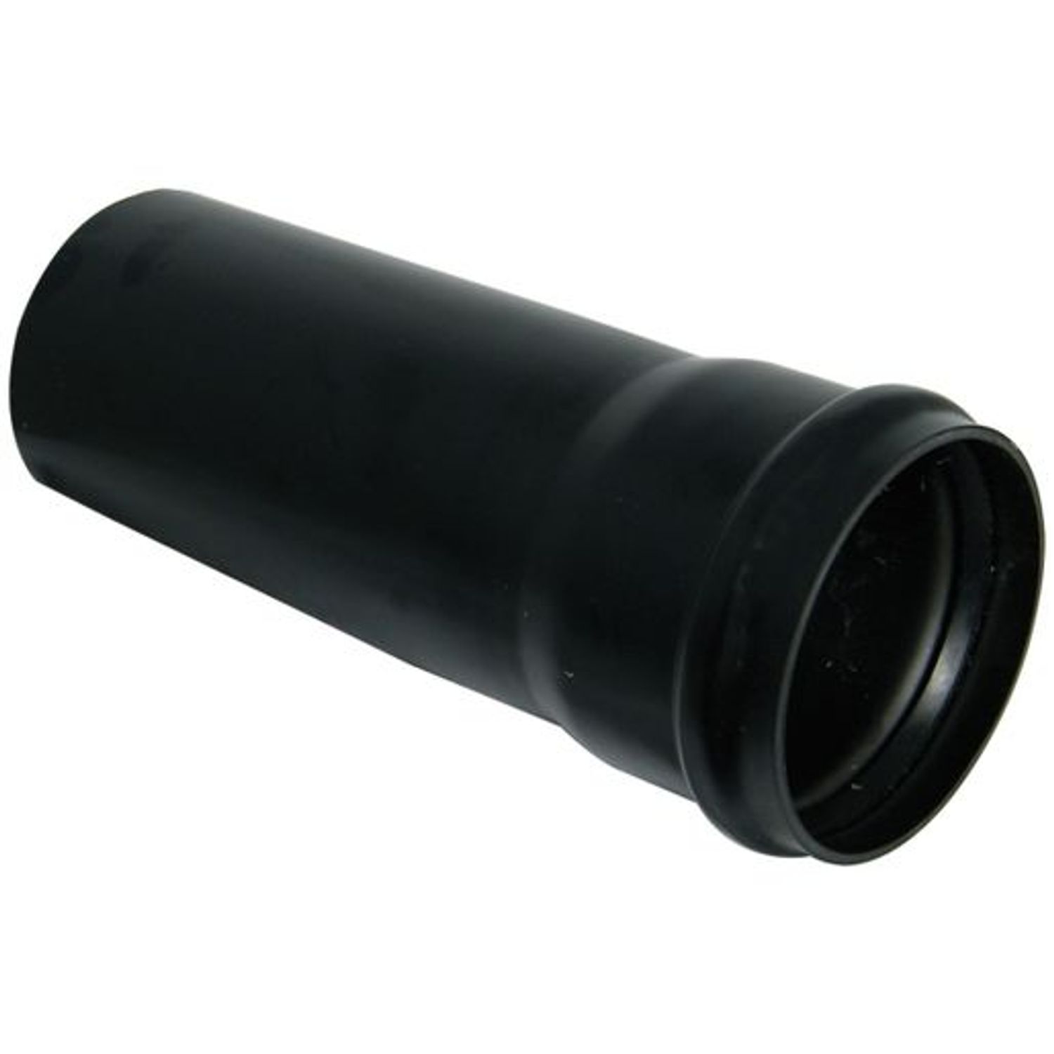 Floplast 110mm Ring Seal Soil 3 Metre Single Socket Pipe - Black - SP3B