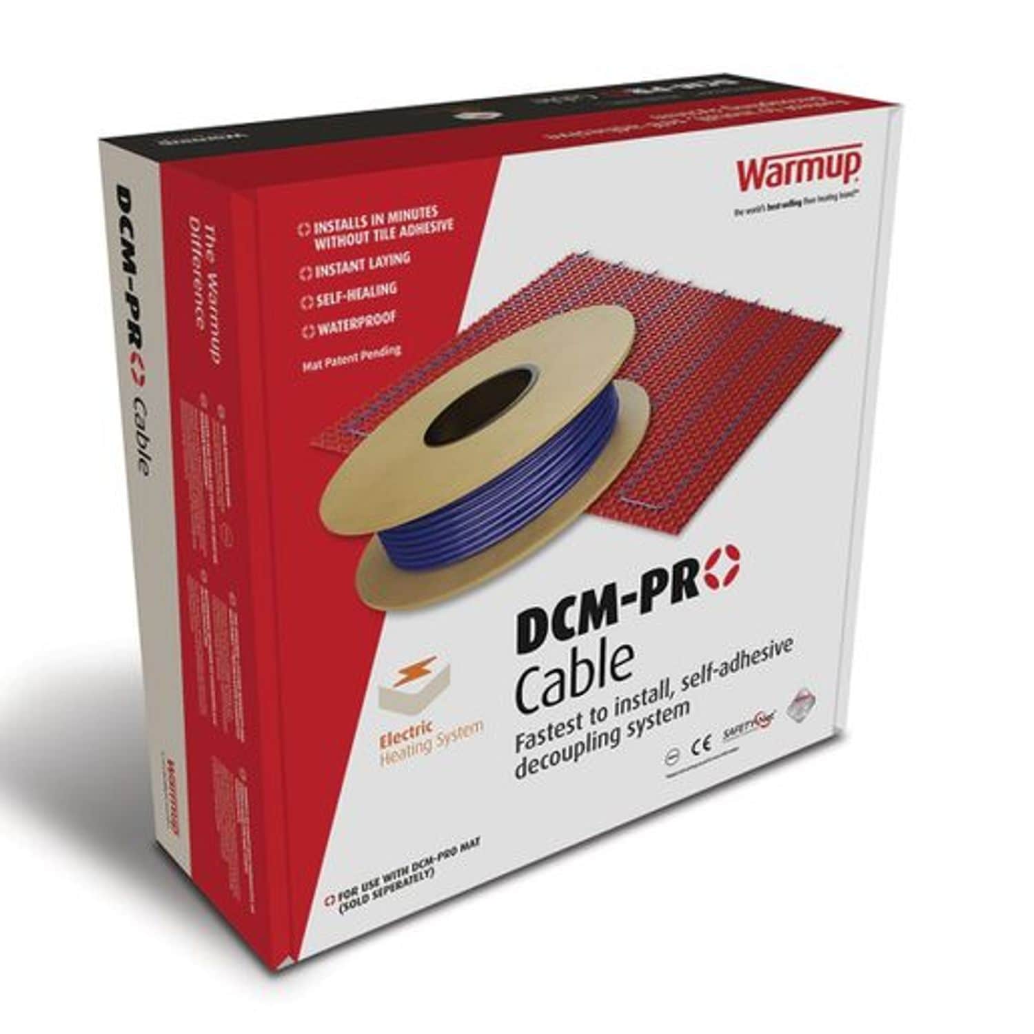 Warmup DCM-Pro Electric Ufh Cable 300W 21.8m for 2M2 - DCM-C-2