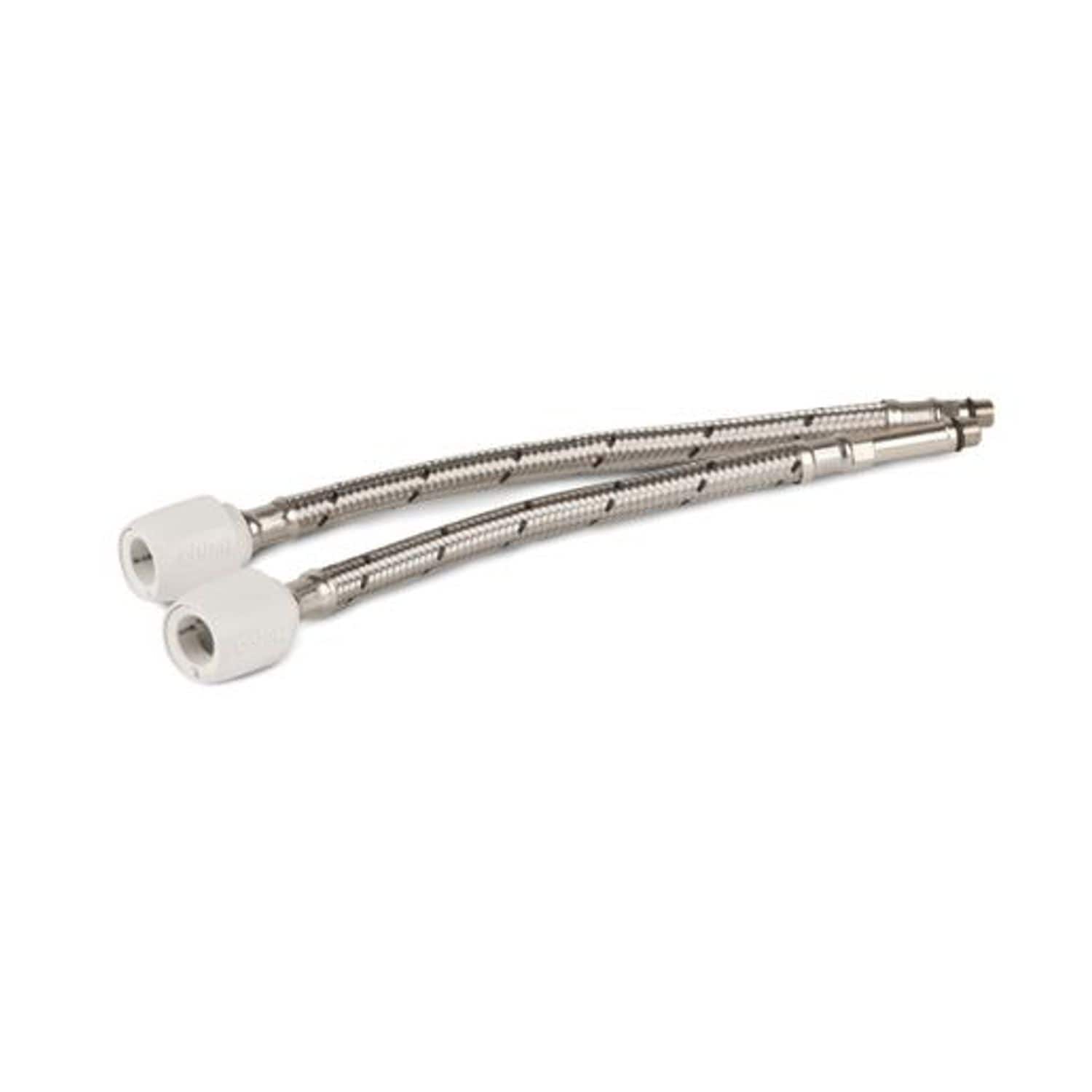 Hep2o Flexible Tap Connector 15mm X M12 x 300mm X Monoblock Mixers 2 Pack - HD12