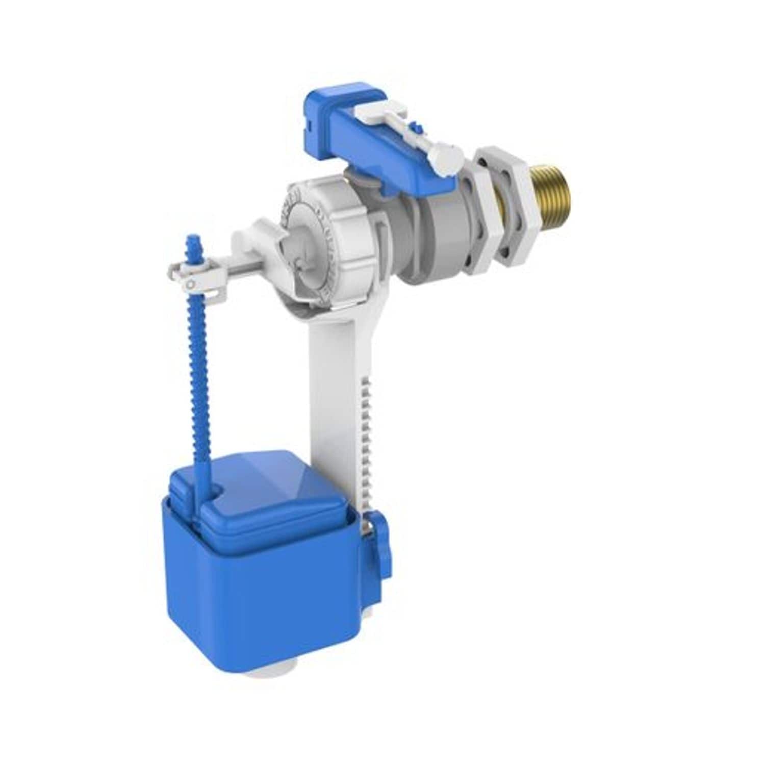 Dudley Hydroflo Side Inlet Cistern Valve with Delay Fill and Brass Tail 324298 -