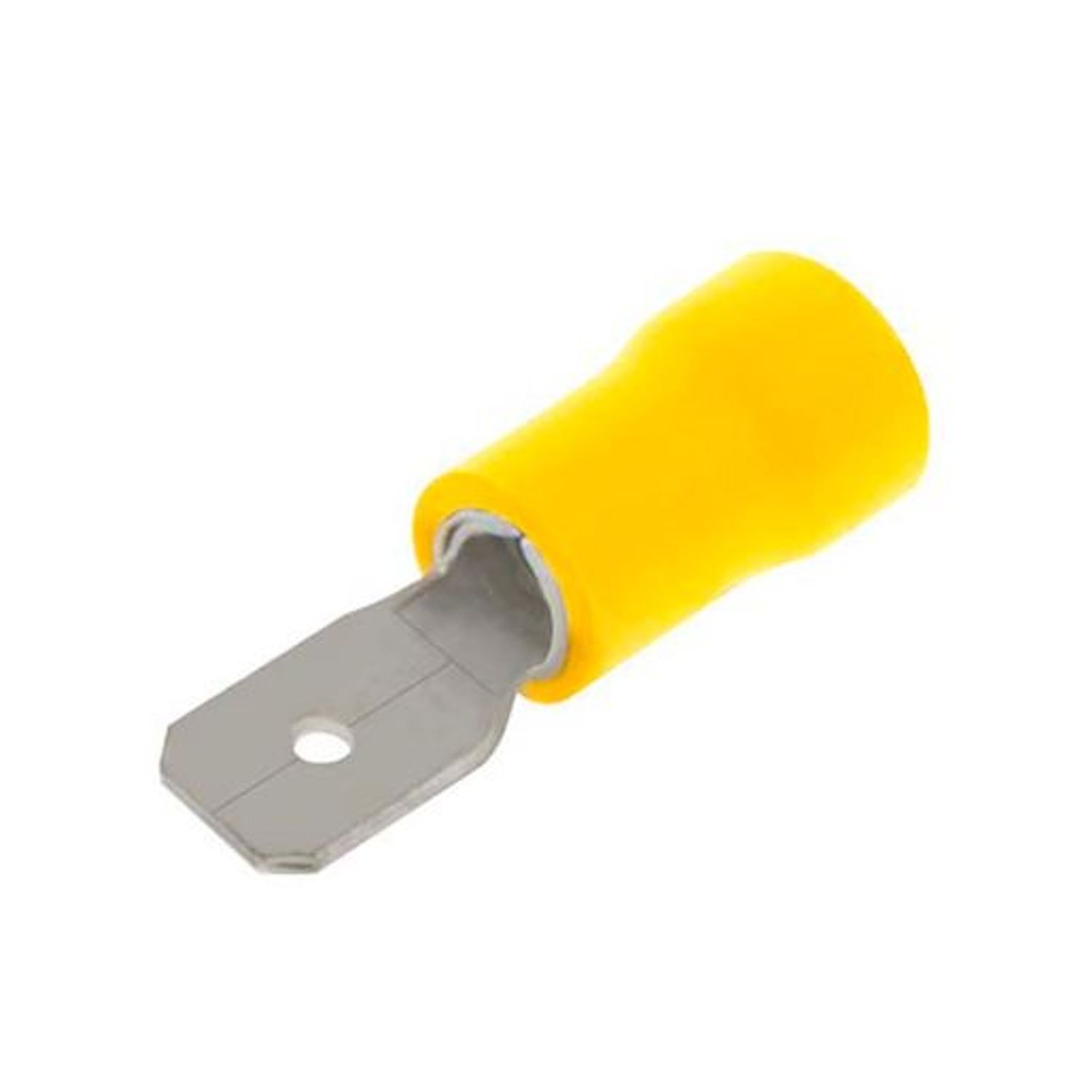 Qcrimp Pre-Insulated Terminal Male Push-on -Yellow 6.3mm x 0.8mm - QYPO63M