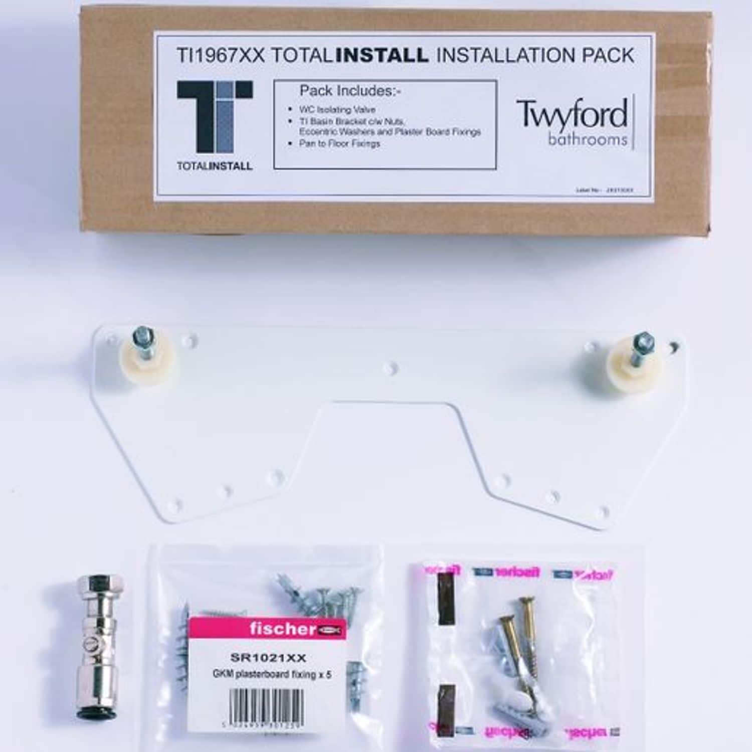 Twyford TI1967 X X Total Installation Sanitaryware Fixing Kit
