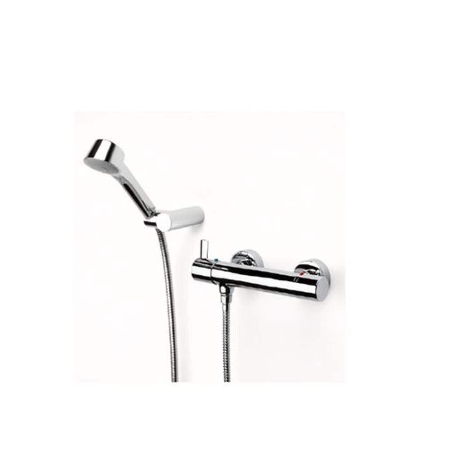 Roca Targa-T Thermostatic Shower Mixer Tap Chrome - A5A1360C00