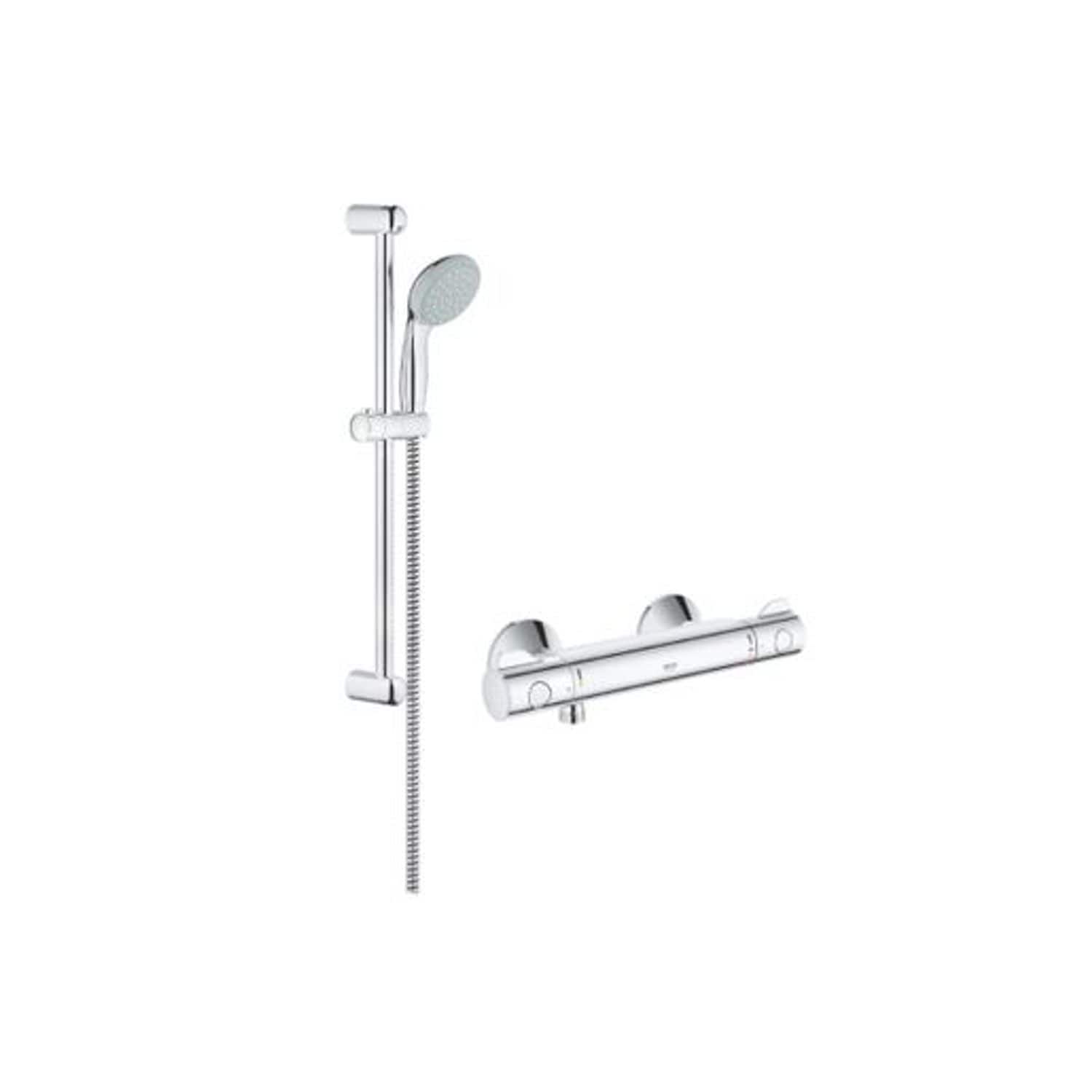 Grohe Grotherm 800 Thermostatic Bar Shower Mixer - 123035