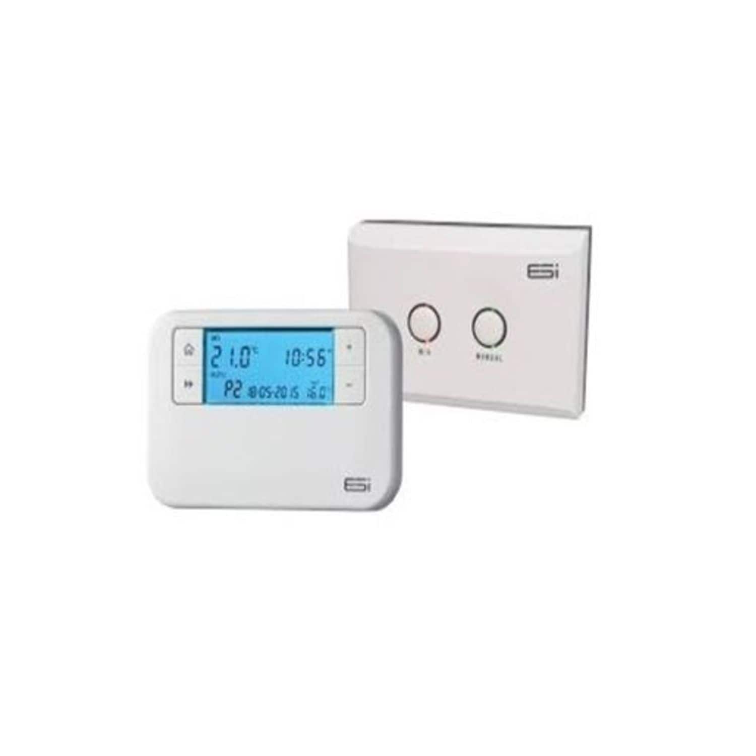 ESI Controls Esi Wireless Programmable Room Thermostat - White ESRTP4RF++++ - ES