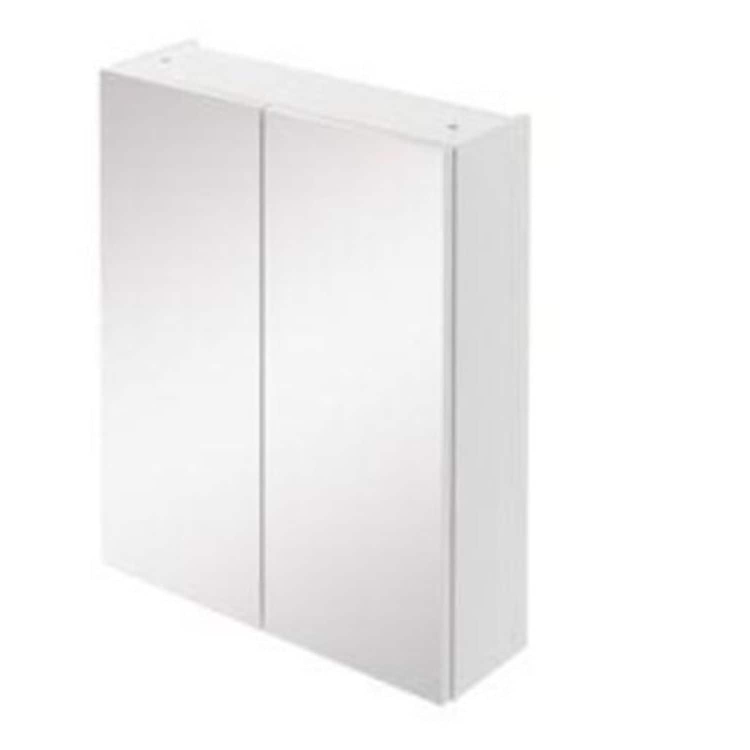 iflo Trapini Asymmetric 600 Mirror Unit Gloss White