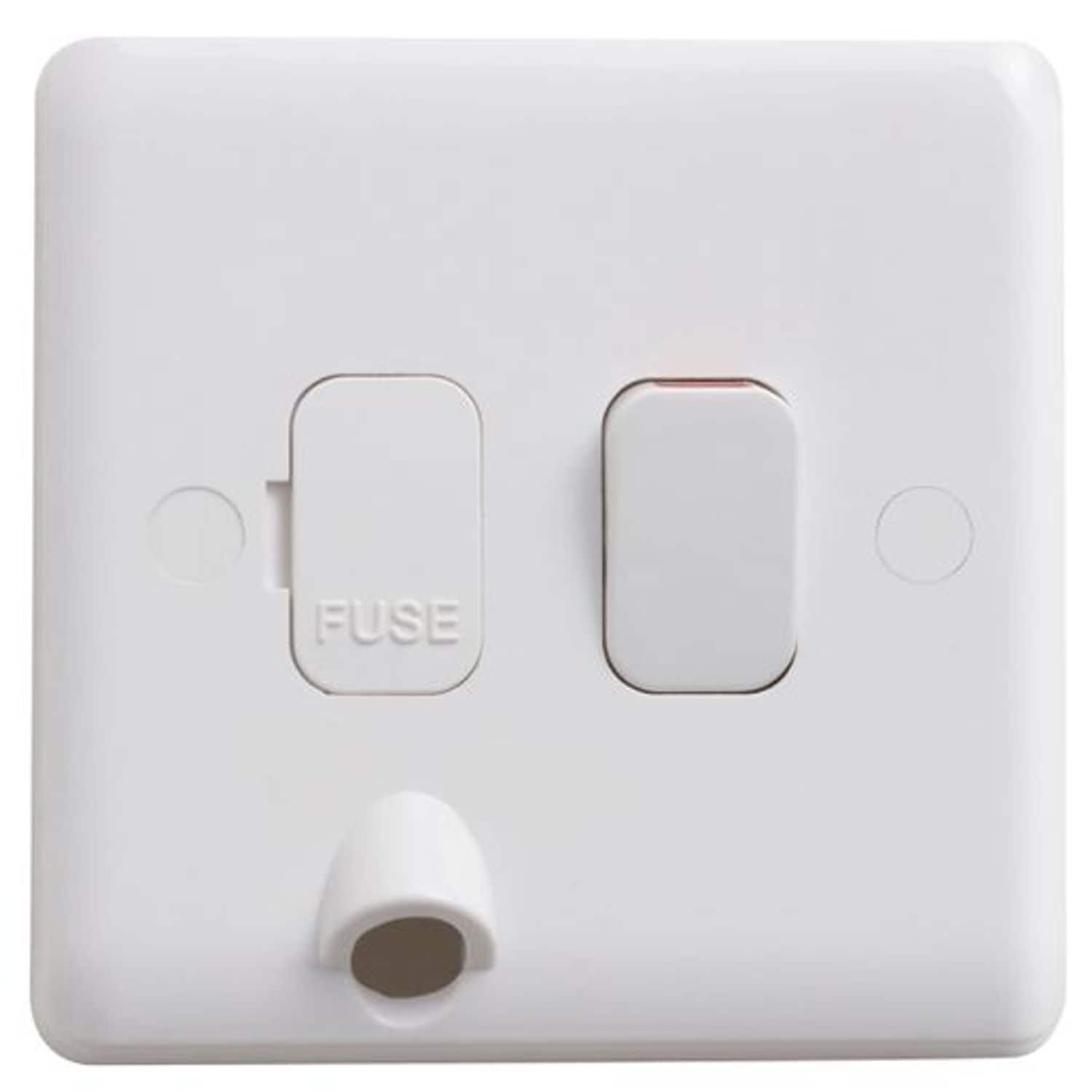 Deta Vimark Curve 13 -A Switched Spur with Bottom Flex Outlet - White - VC1374