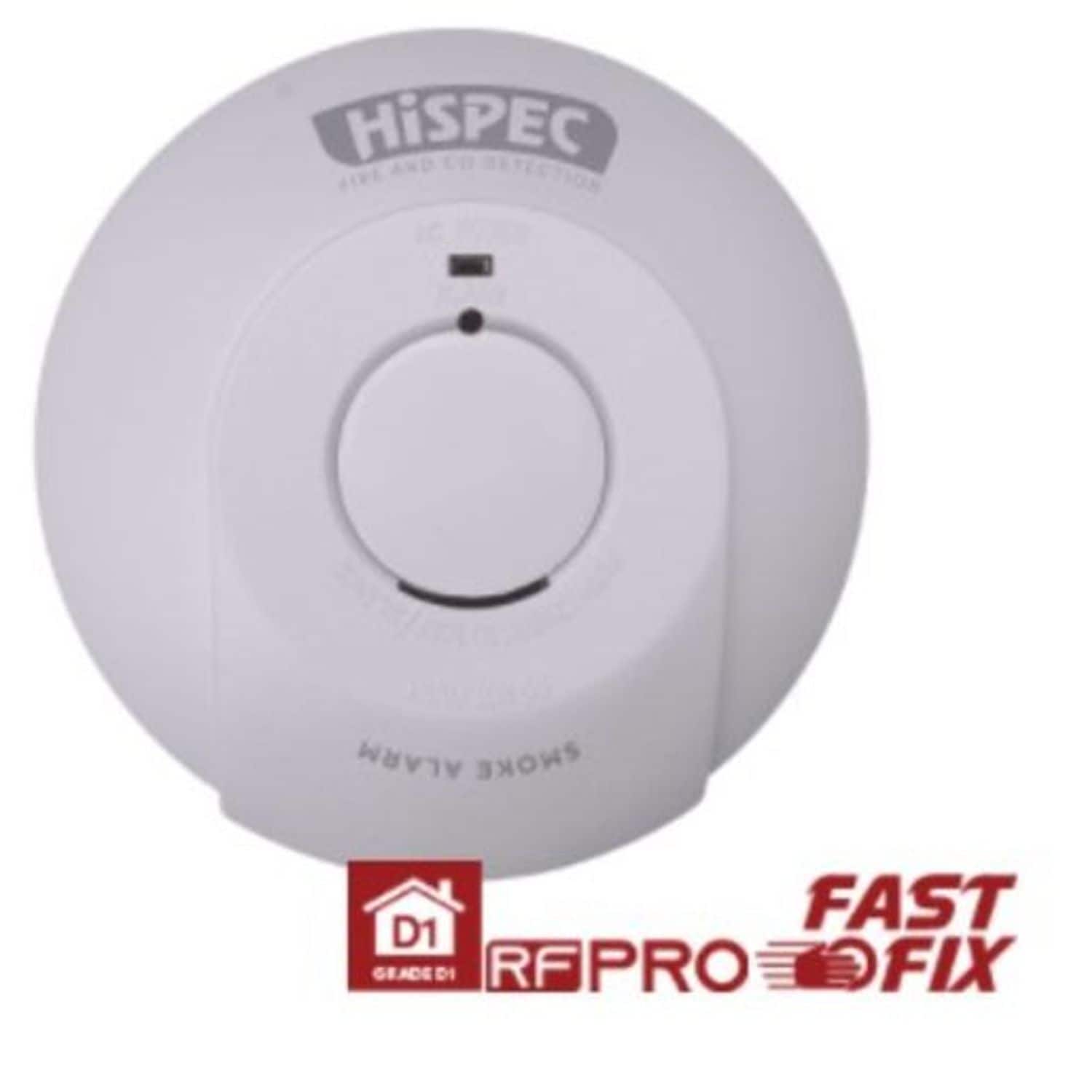 Hispec Radio Frequency Mains Smoke Alarm HSSA/PE/RF10-PRO - HSSA/PE/RF10/PRO