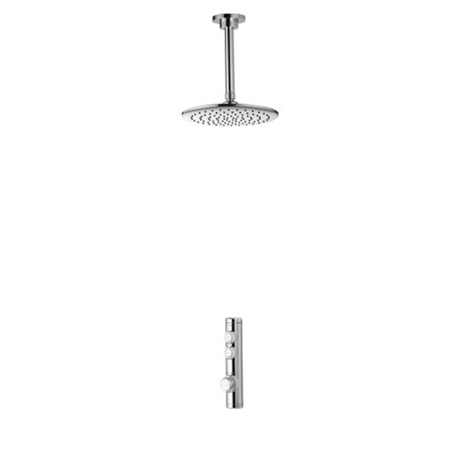 Aqualisa Isystem Digital Shower Ceiling Fed High Pressure Gravity Pump - ISD.A2.