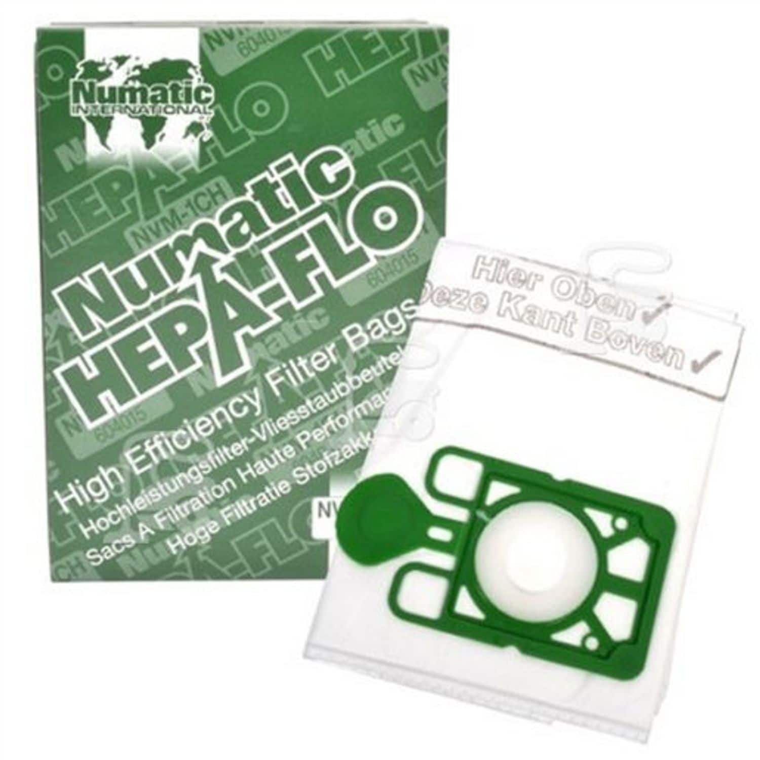 Henry Numatic Vacuum Cleaner Filter Bags (Pack of 10) NVM-1CH - 604015