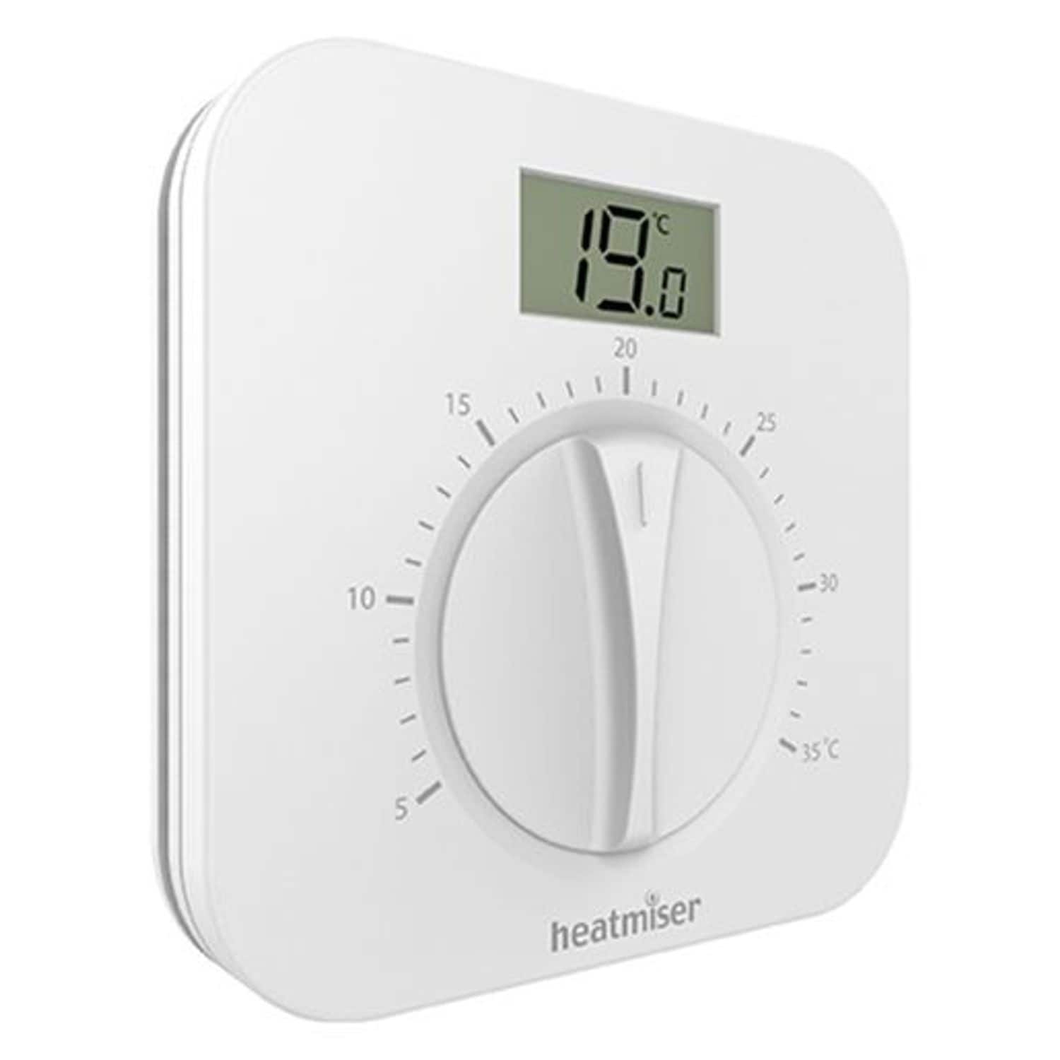 Heatmiser DS1--L Central Heating Dial Thermostat