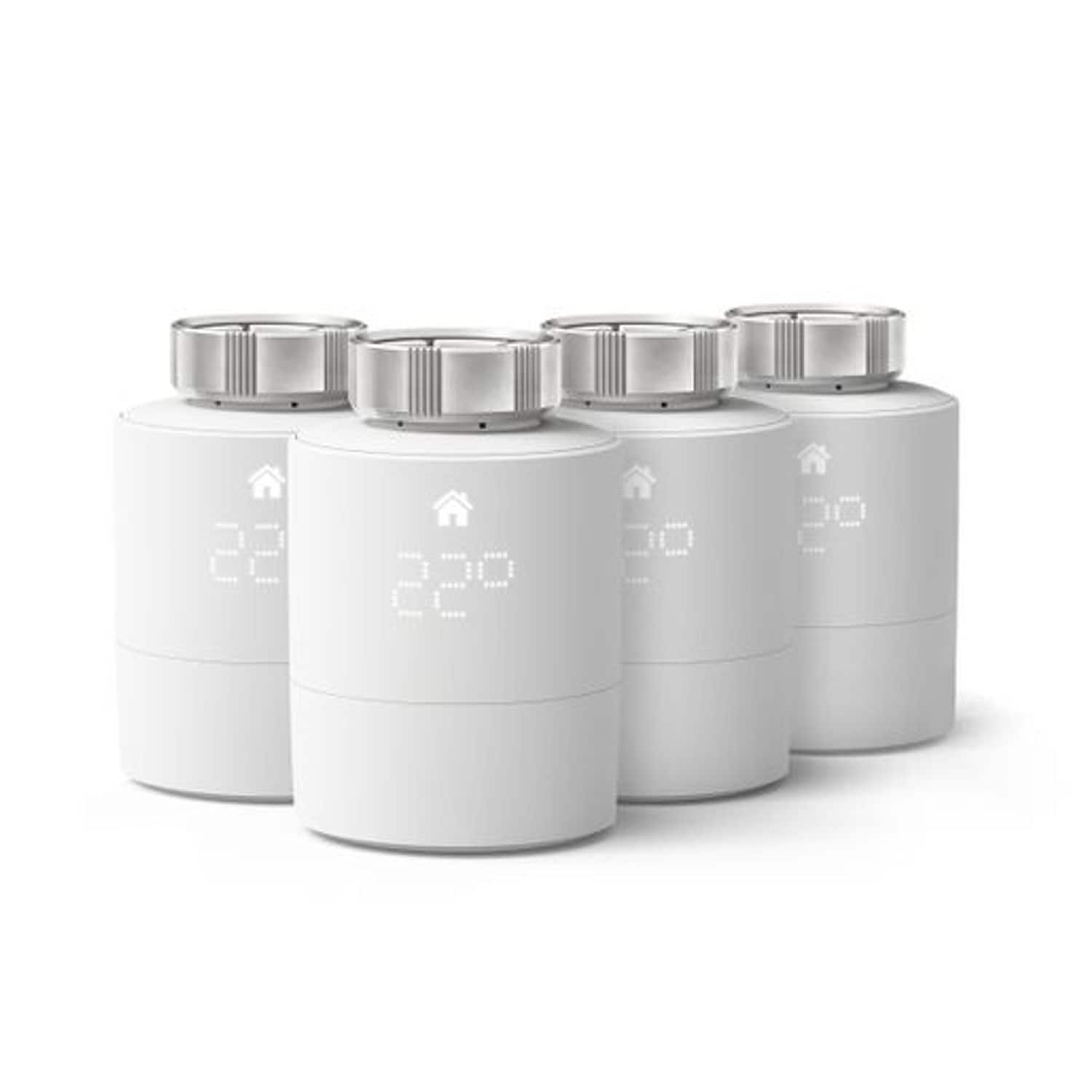 TADO Add-on Smart Radiator Thermostat Quattro Pack for Multi-Room Control