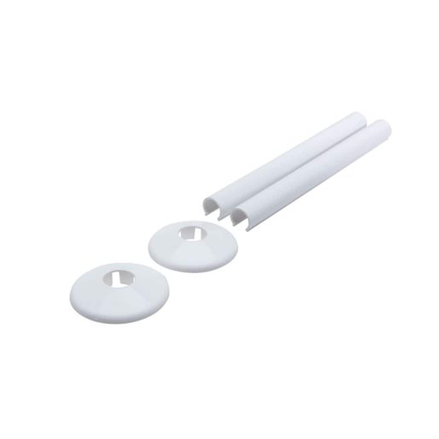 Talon Snappit - White Radiator Pipe Covers and Collars 200mm - ACSNW/K2