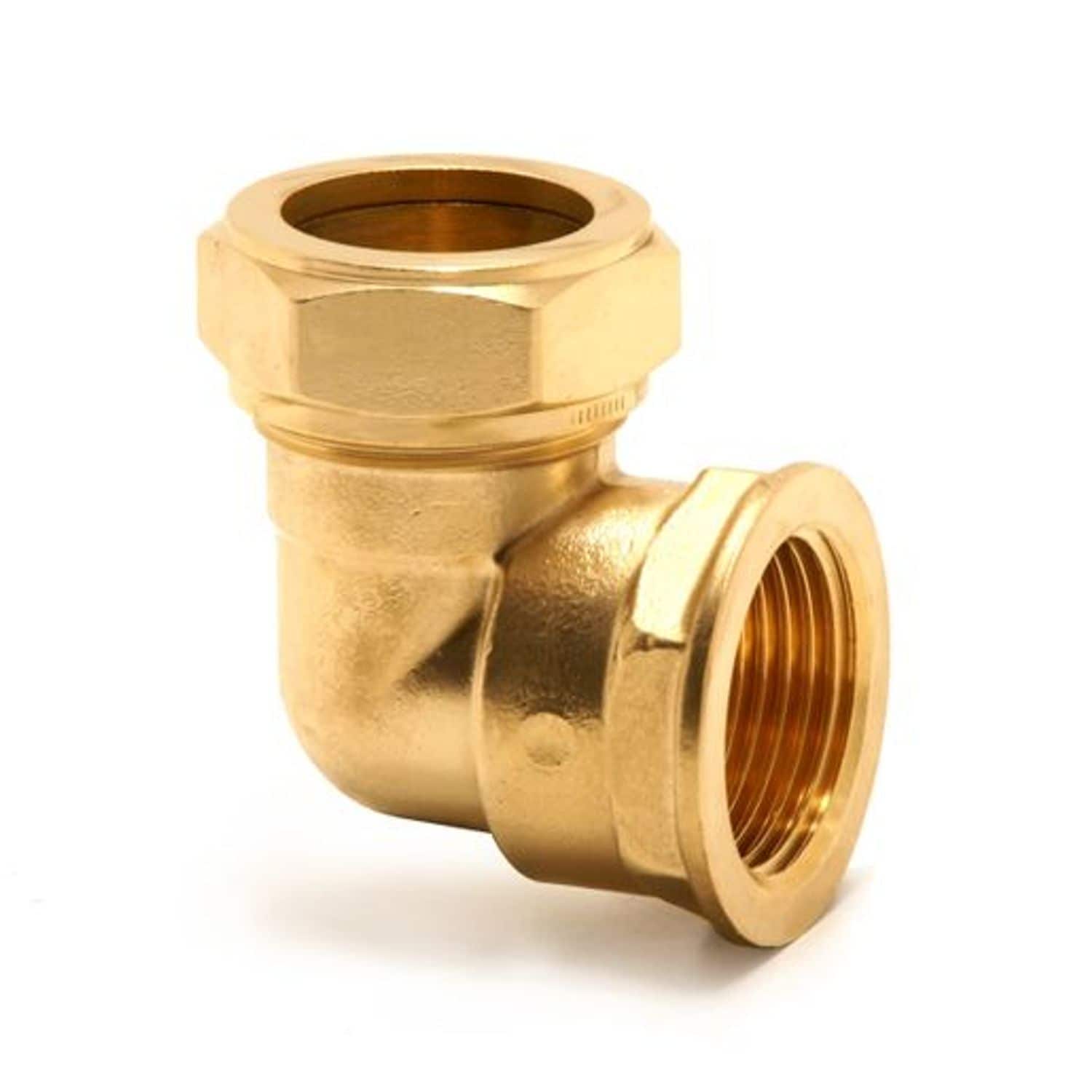 PEGLER Kuterlite Compression 617 1/2in Female x 15mm Elbow - 61200K