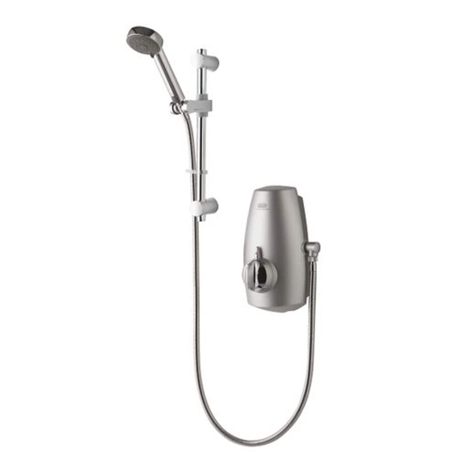 Aqualisa Aquastream Thermostatic Mixer Power Shower Satin Chrome - 813.40.01