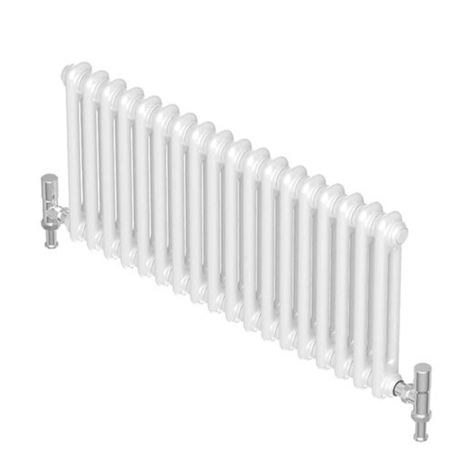 Purmo Forza 2 Column Horizontal - White 600mm x 1012mm - QMC23