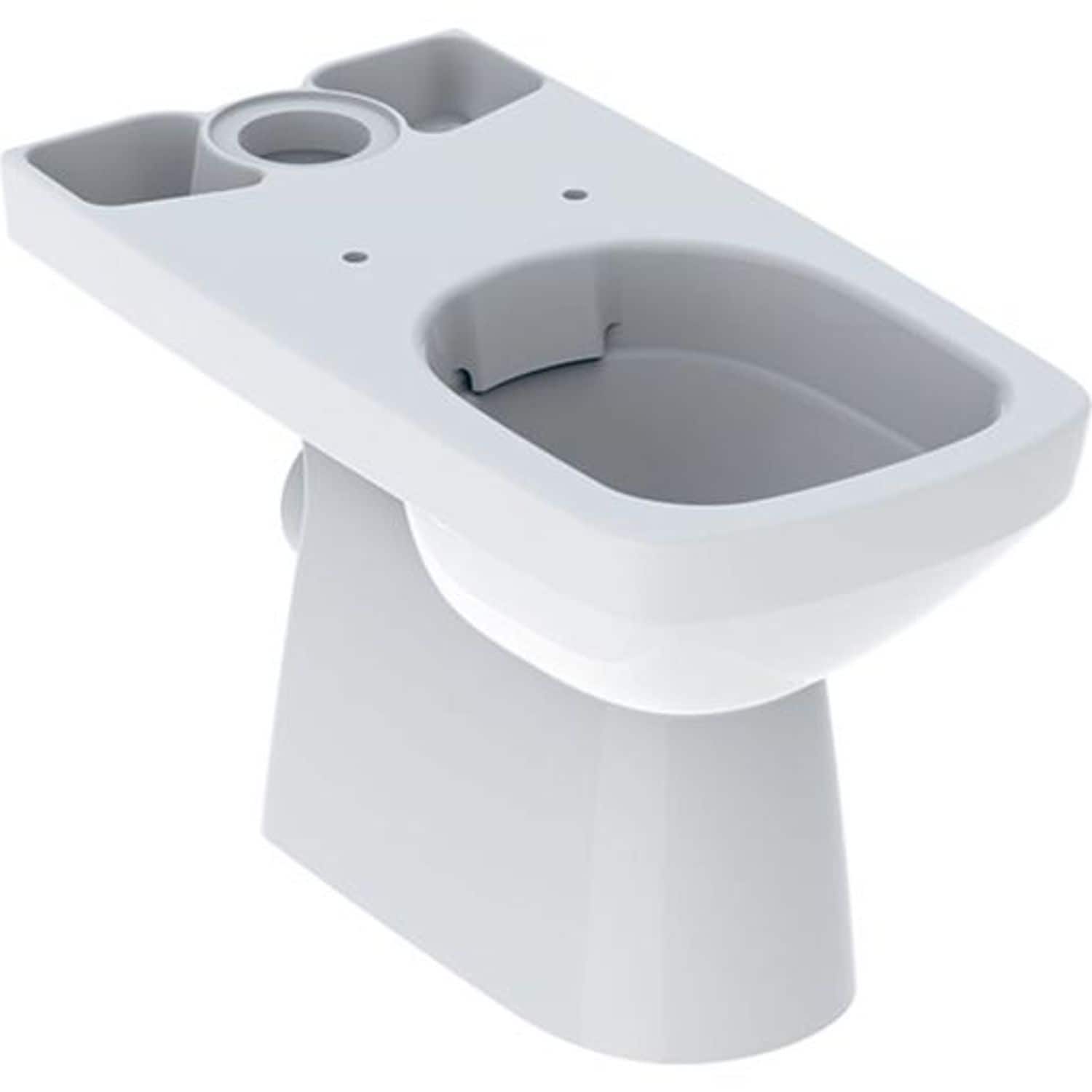 Geberit Selnova -Square Floor-standing WC for Close-coupled Exposed Cistern, Was