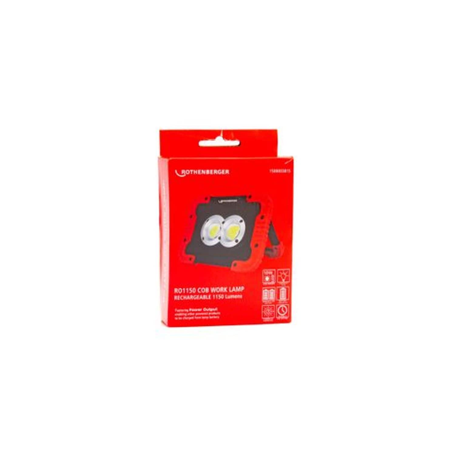 Rothenberger RO1150 COB Rechargeable Work Lamp - 1500003815