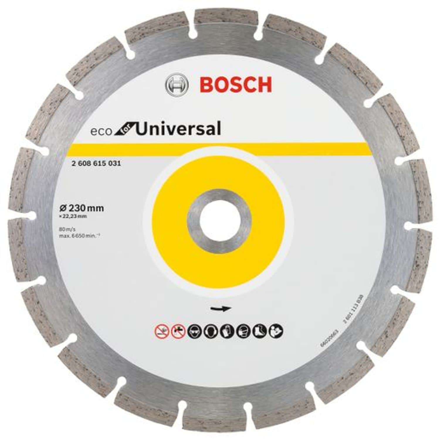 Bosch Diamond Cutting Disc Eco for Universal 230 x 22.23 x 2.6 x 7