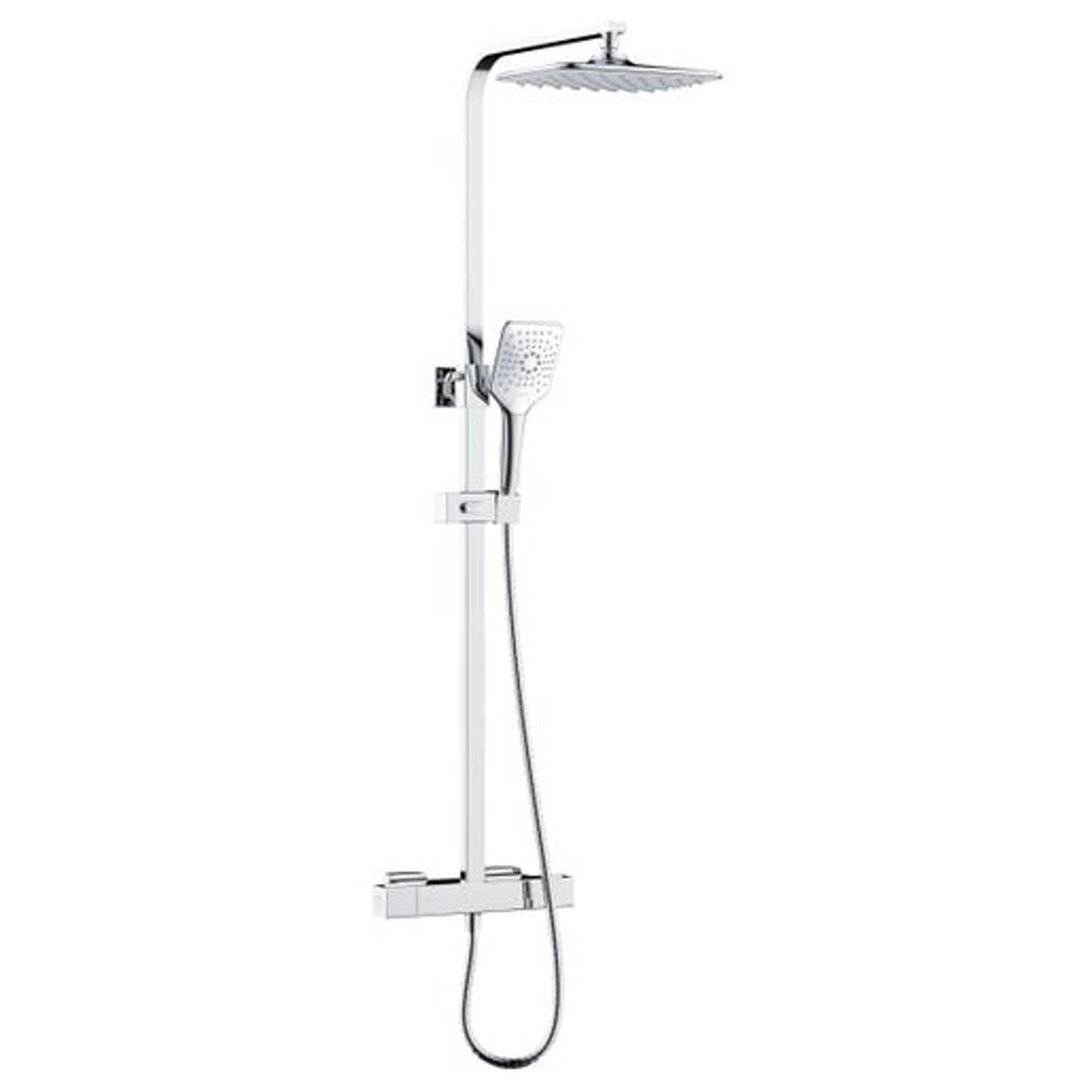 Bristan Craze Dual Outlet Thermostatic Bar Shower Mixer Chrome CRZ2 Shxdivctff C