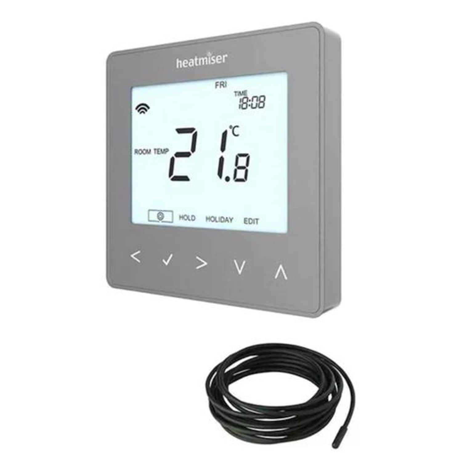 Heatmiser NeoStat-E Programmable Thermostat - Platinum