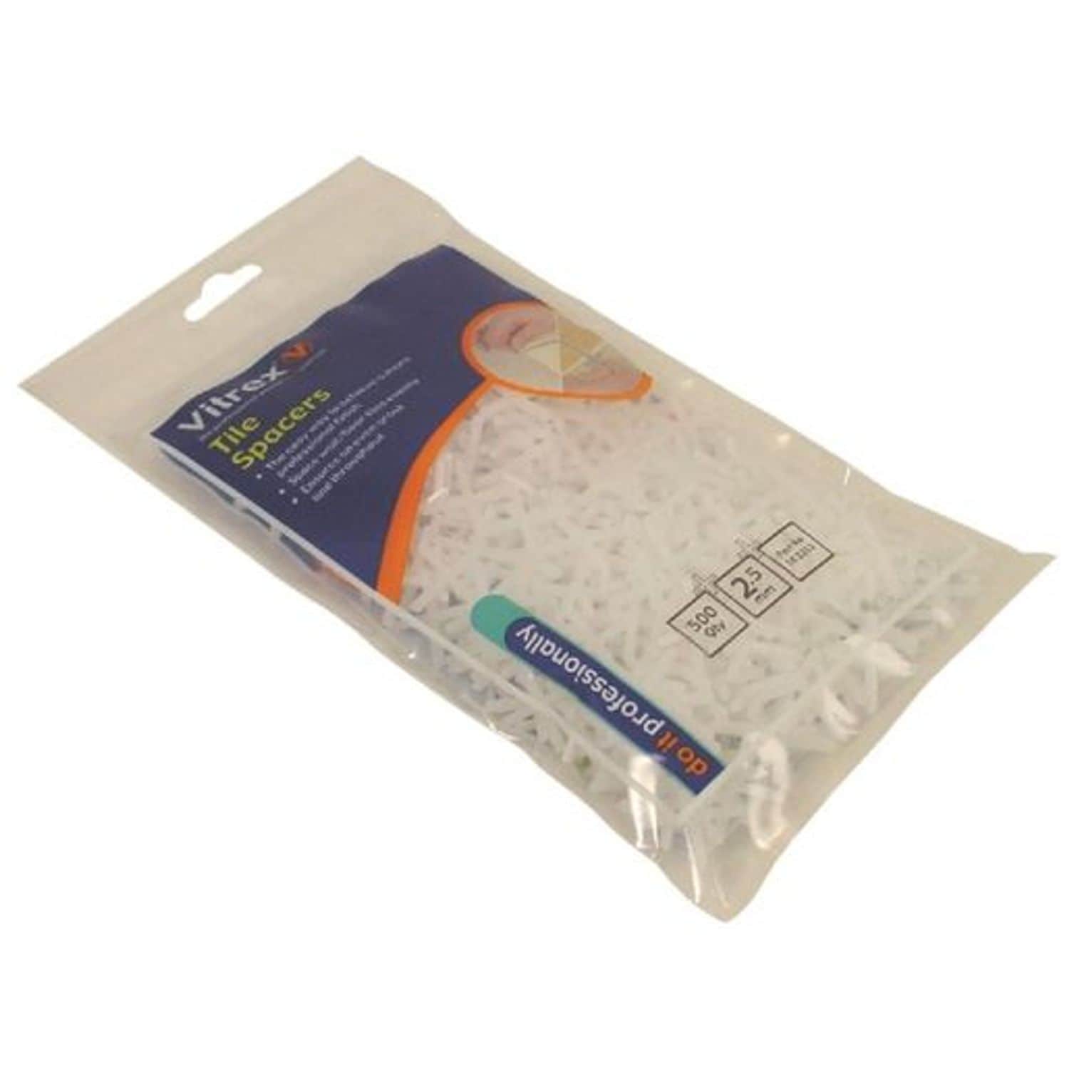 QEP Co Uk Vitrex Wall Tile Spacer Pack of 500 2.5mm 102252